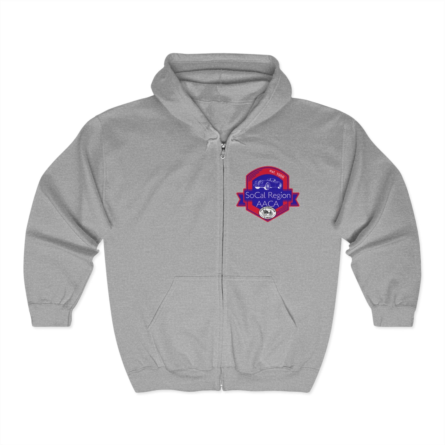 SoCal Region AACA Zip Hooded Sweatshirt - Unisex Heavy Blend™