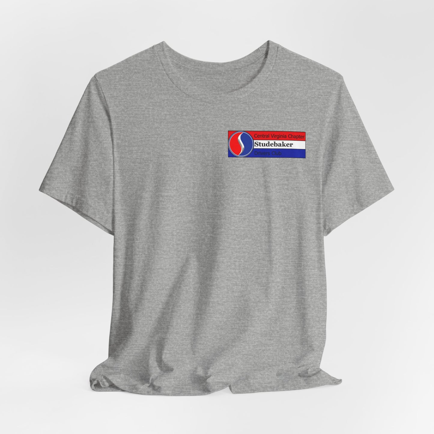Central Virginia Chapter Studebaker Drivers Club - Unisex Jersey Short Sleeve Tee