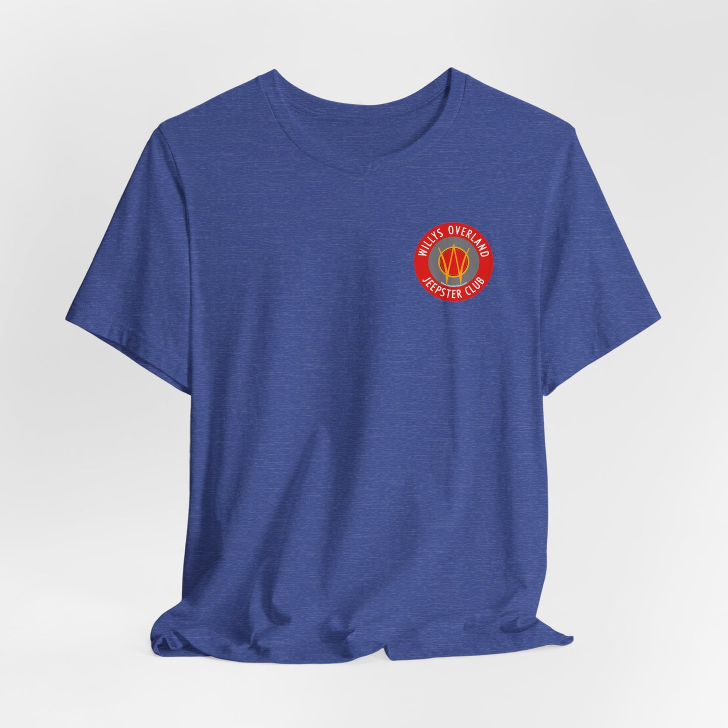 Willys Overland Jeepster Club T‑Shirt — Front and Back Logos