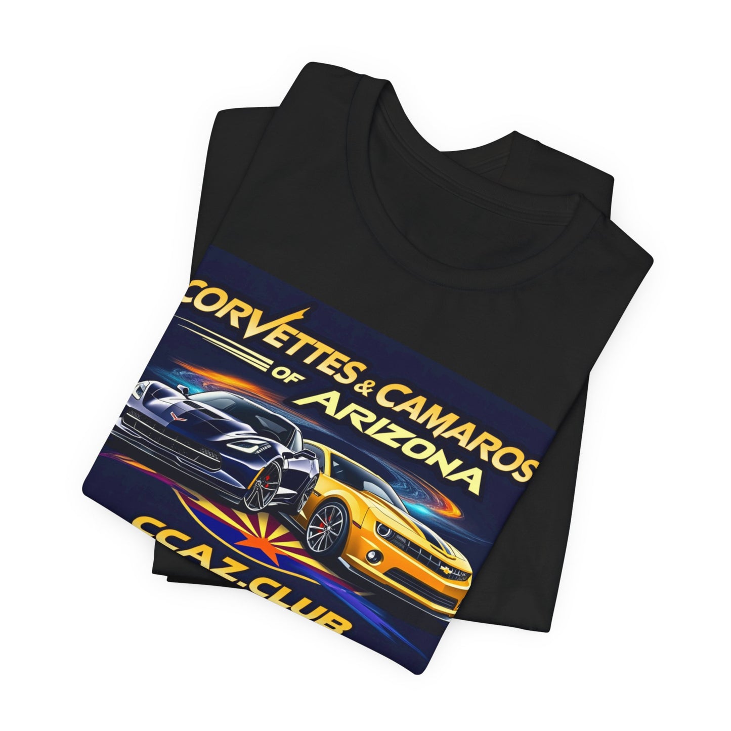 Corvettes & Camaros of Arizona Tee — CCAZ Club Car Show Shirt