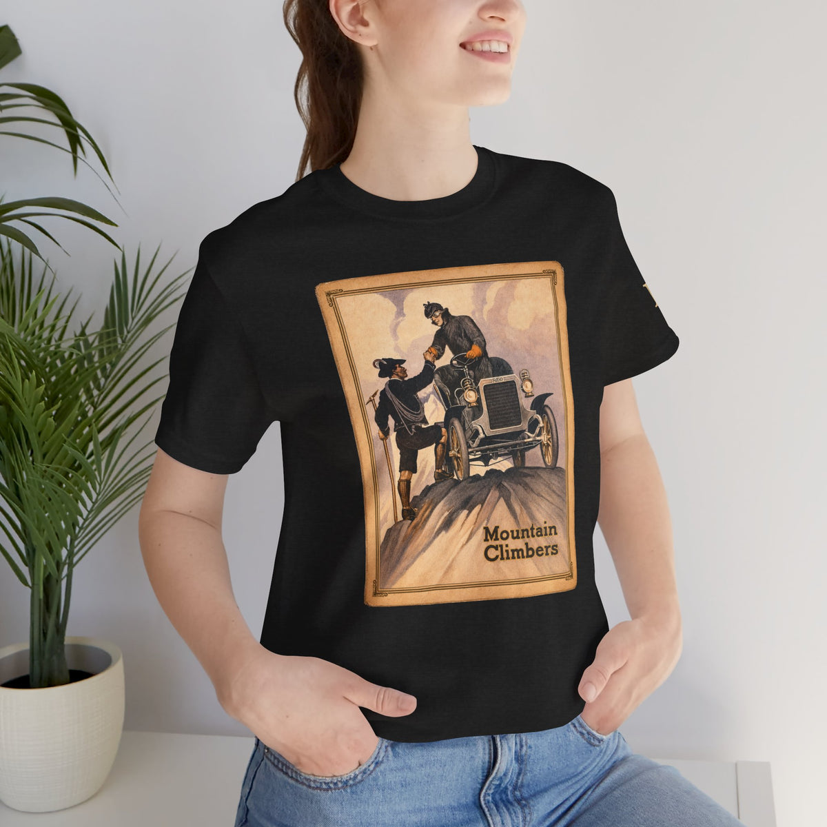 REO Mountain Climbers Vintage Tee — Unisex Soft Short Sleeve Tee