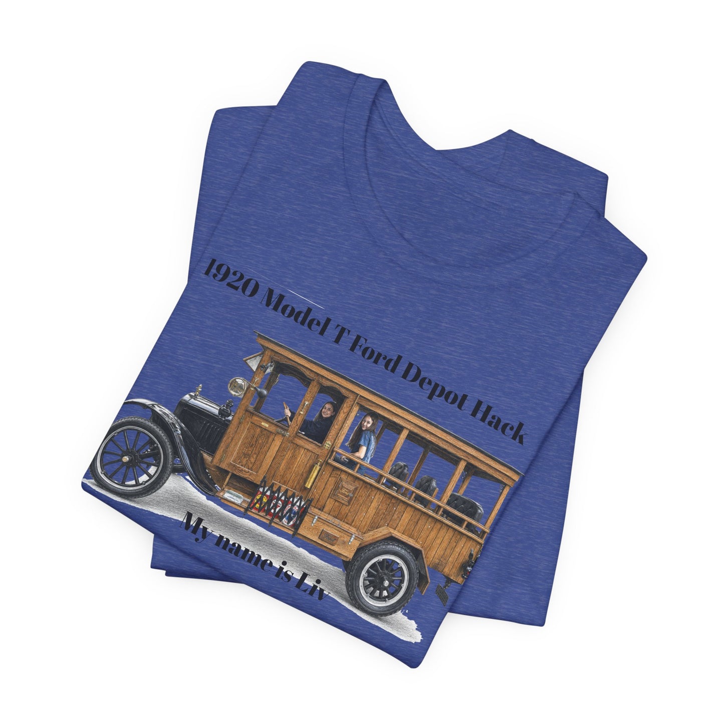 1920 Model T Ford Depot Hack T-Shirt — Unisex Jersey Short Sleeve Tee (DanS)