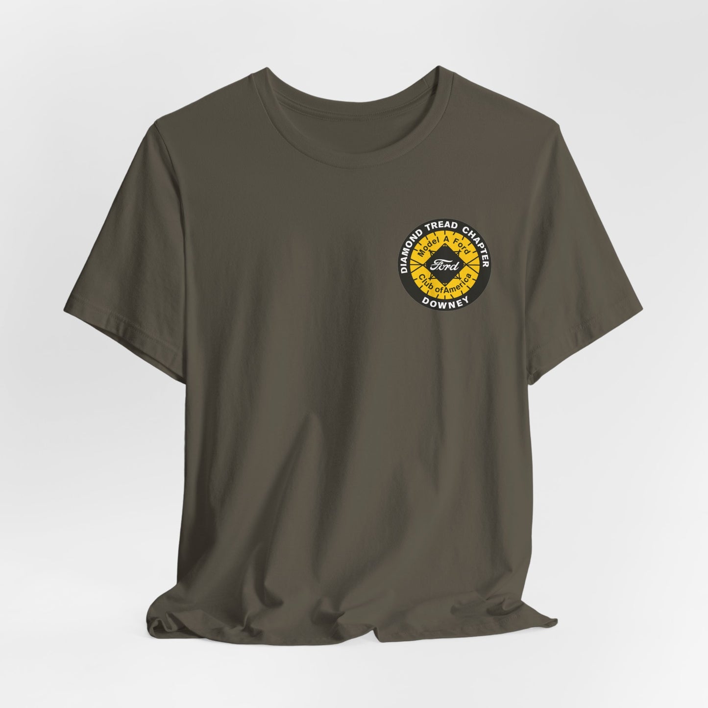 Diamond Tread Chapter Downey T‑Shirt - Small Front Logo Only