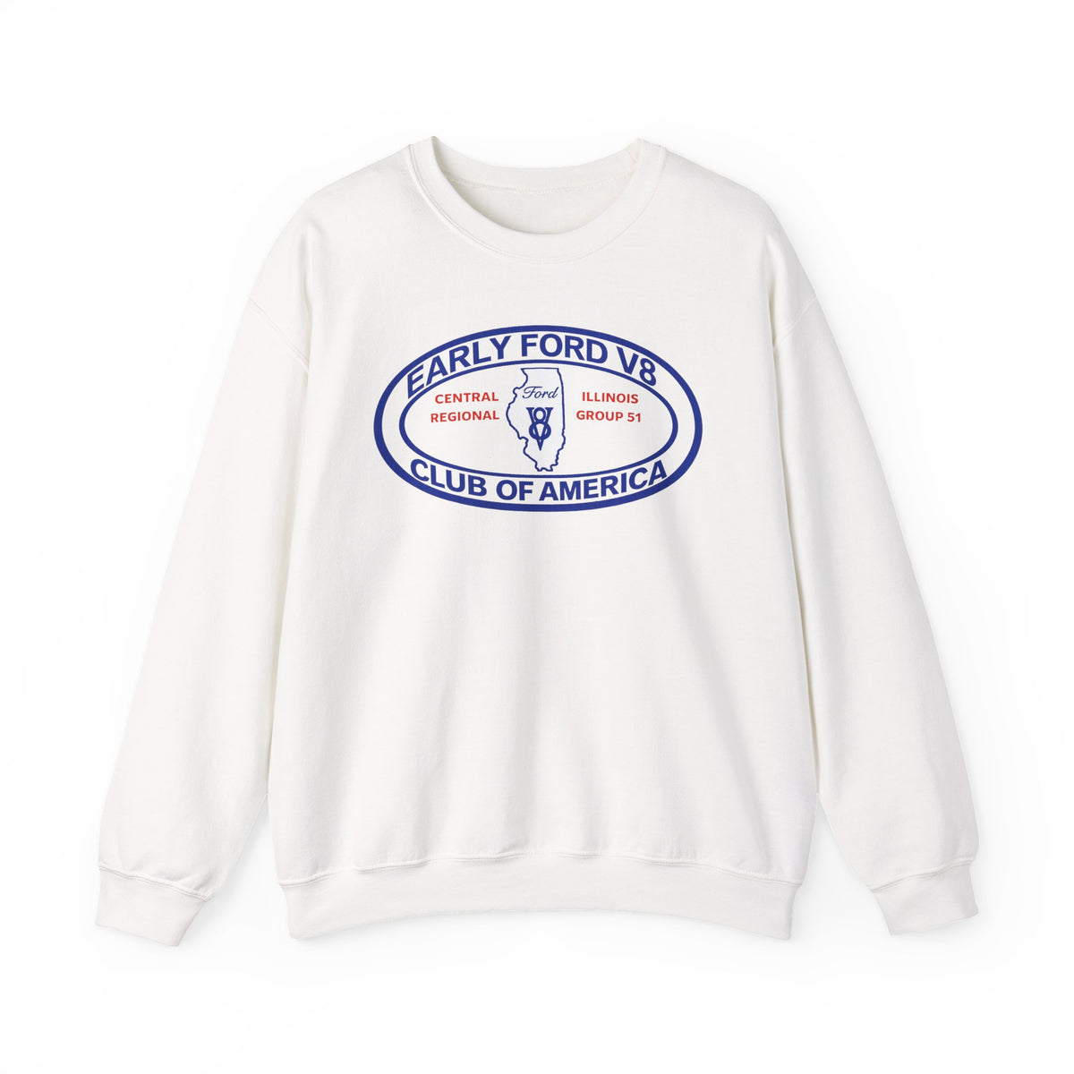 Central Illinois Early Ford V8 Unisex Heavy Blend™ Crewneck Sweatshirt