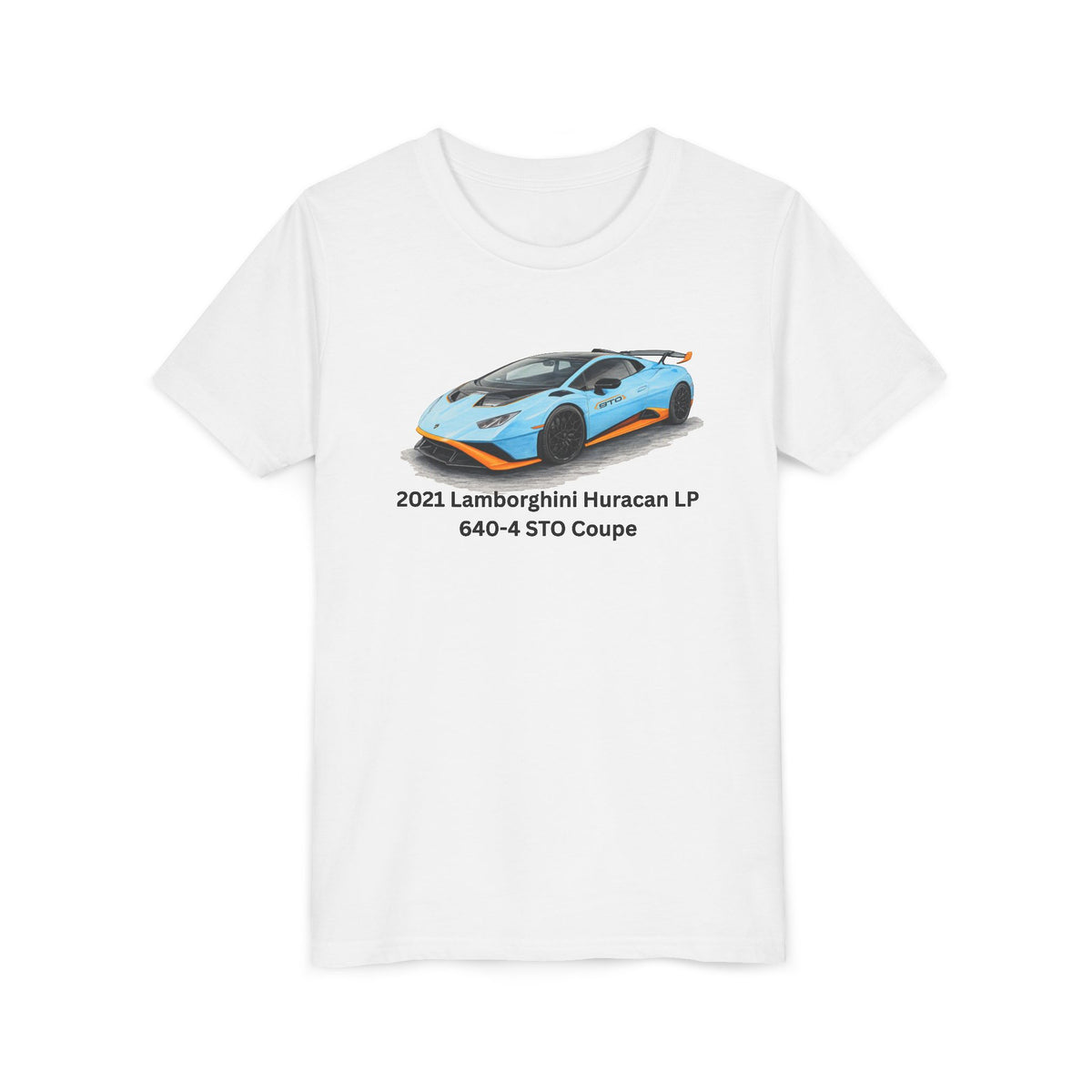 2021 Lamborghini Huracan LP 640-4 STO Coupe Youth T-Shirt