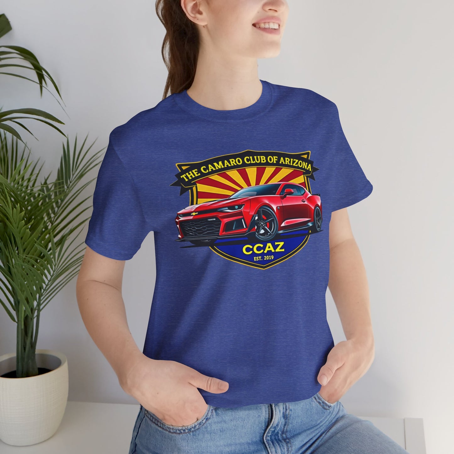 Camaro Club of Arizona T-Shirt – CCAZ Red Camaro Graphic Tee