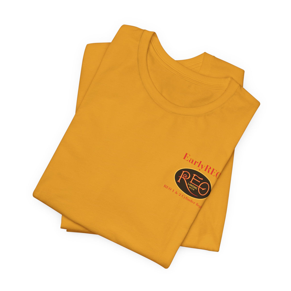 REO Lansing Michigan Mountain Climbers Tee — Unisex Soft Short Sleeve Tee