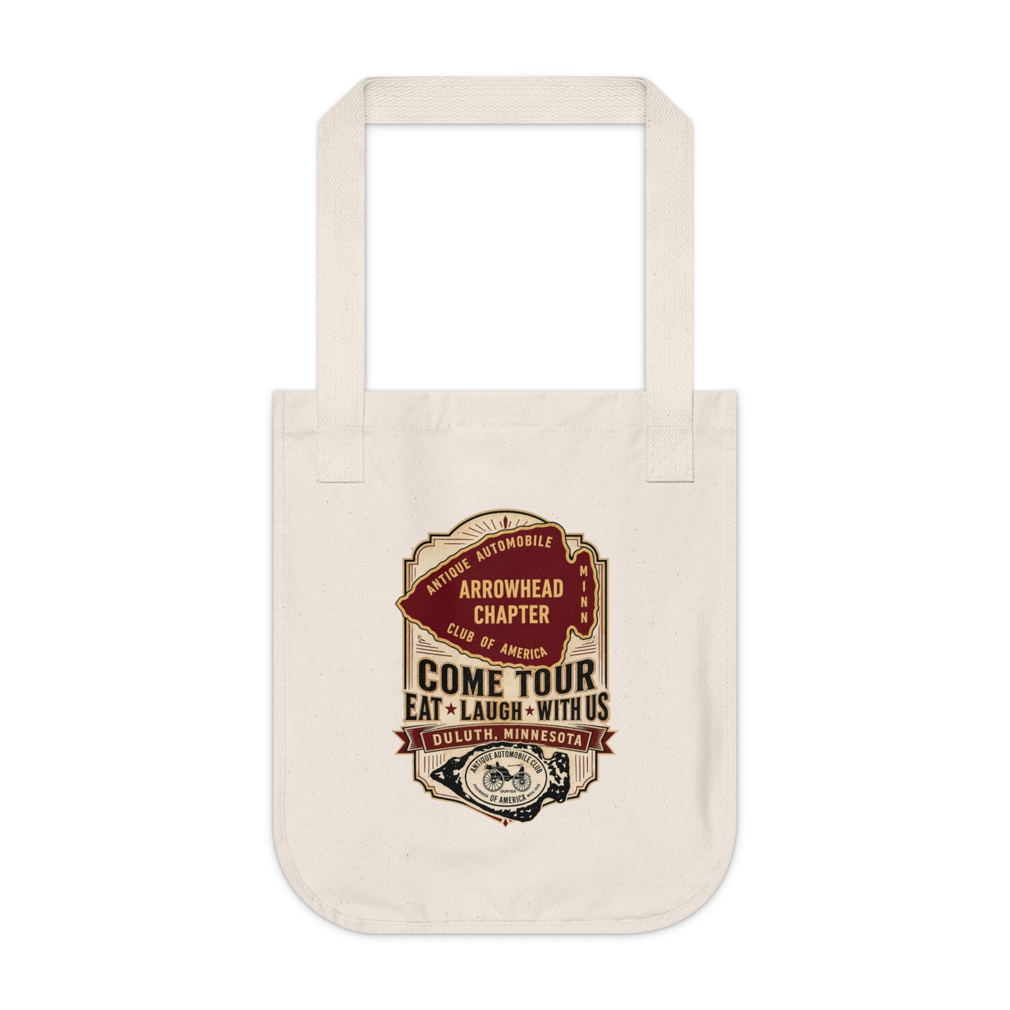 Arrowhead Chapter Antique Automobile Tote Bag — Graphic and Logos Canvas Tote