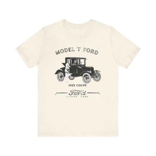 1925 Model T Ford Coupe - Classic Car Unisex Jersey Short Sleeve