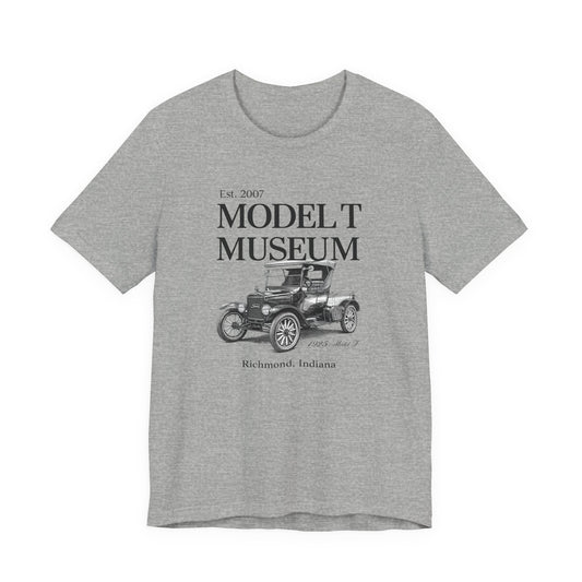 1925 Model T Pickup "Bradley" Museum Tee — Vintage Ford Model T Illustration (Richmond, Indiana)