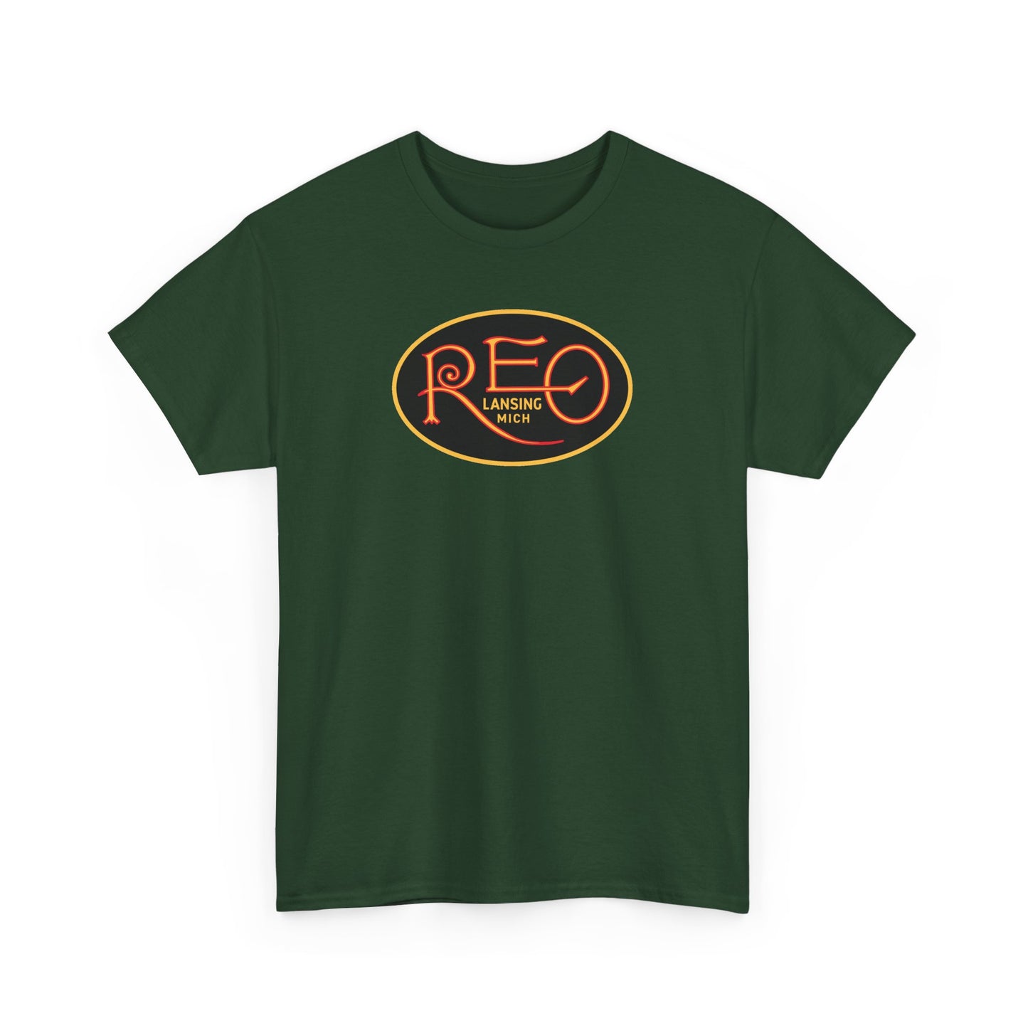 REO Logo T‑Shirt — Vintage Oval Graphic Tee