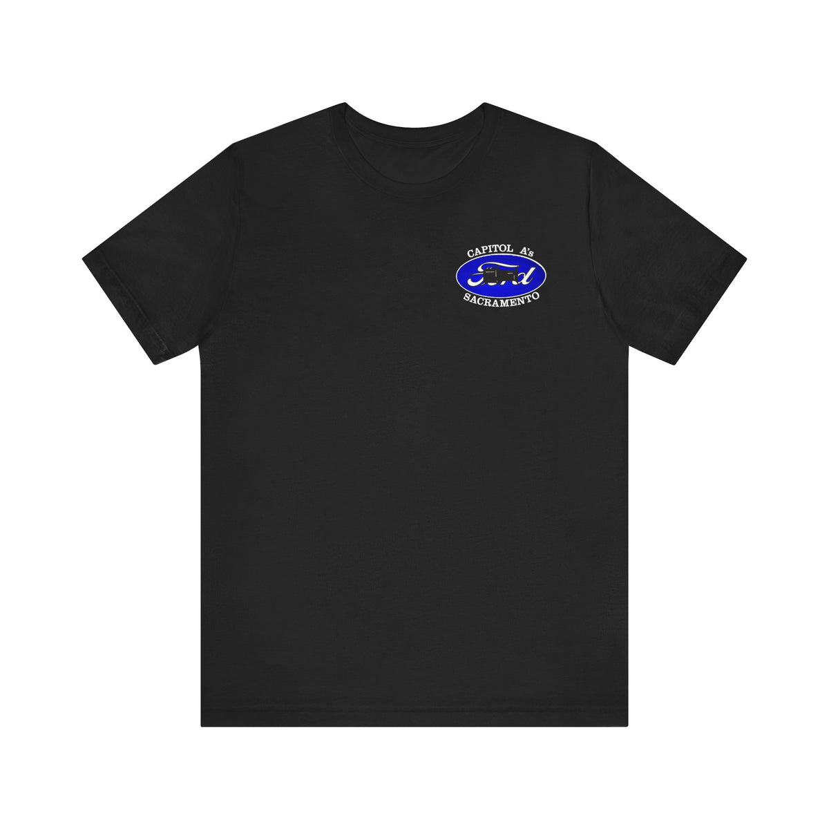 Capitol A's (single small logo) Unisex Soft Short Sleeve Tee