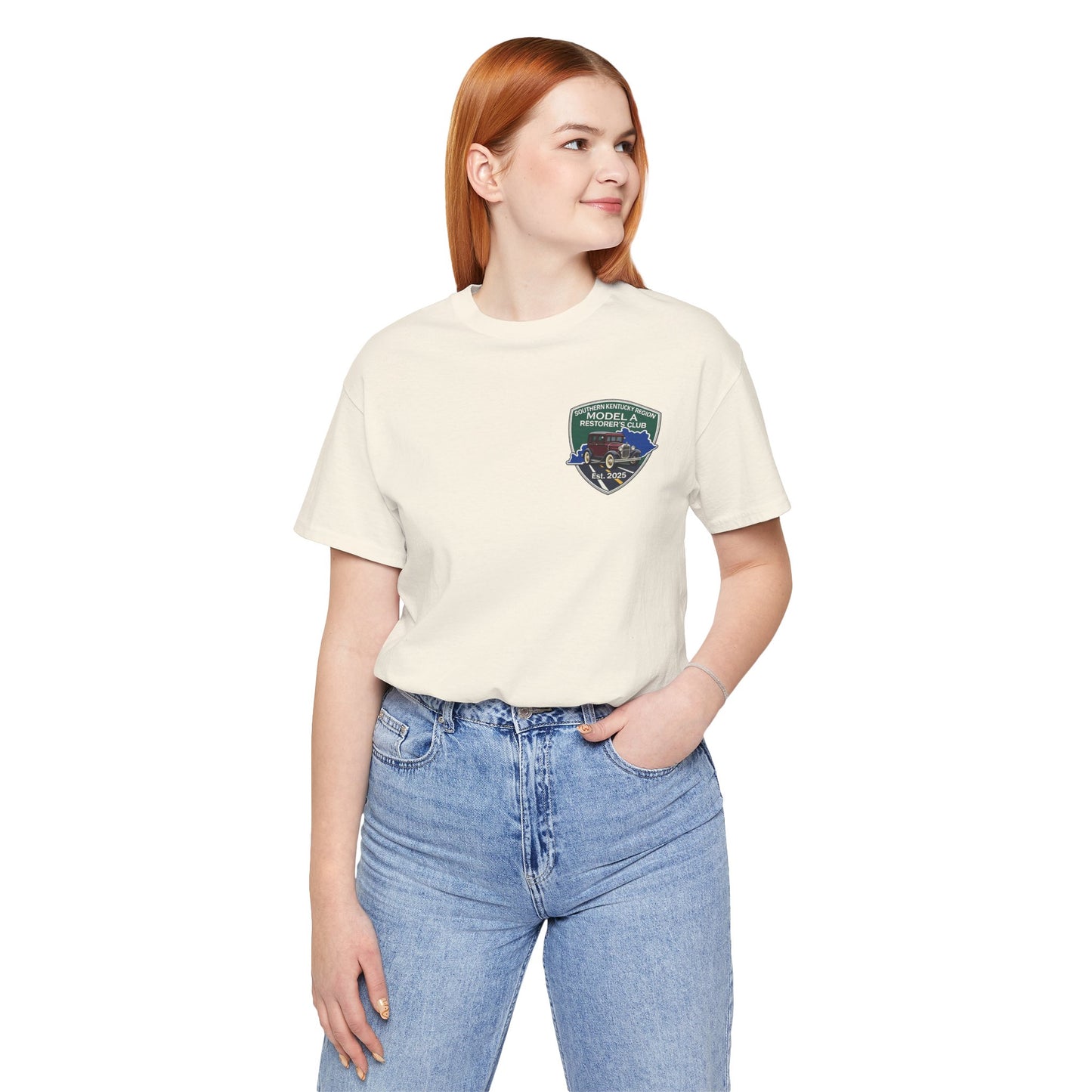 Southern Kentucky Region Model A Restorer's Club T‑Shirt — Front and Back Logos Unisex Jersey Short Sleeve Tee
