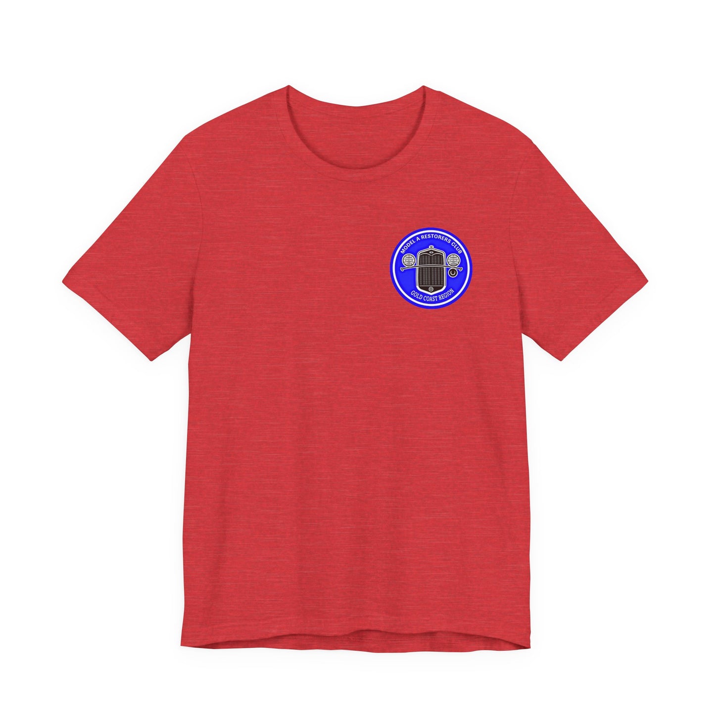 Gold Coast Region Model A Restorers Club T-Shirt (small logo)