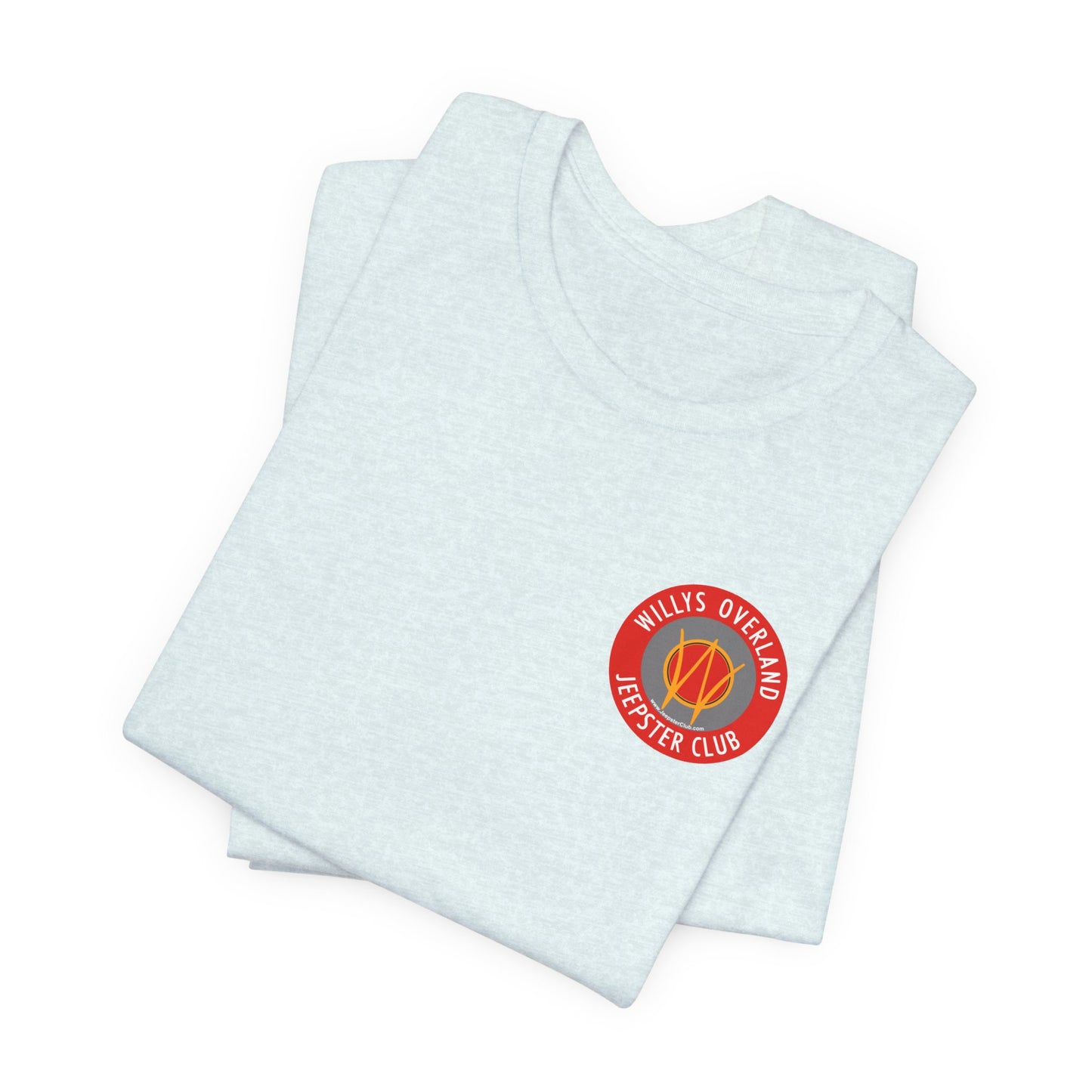 Willys Overland Jeepster Club T‑Shirt — Front and Back Logos