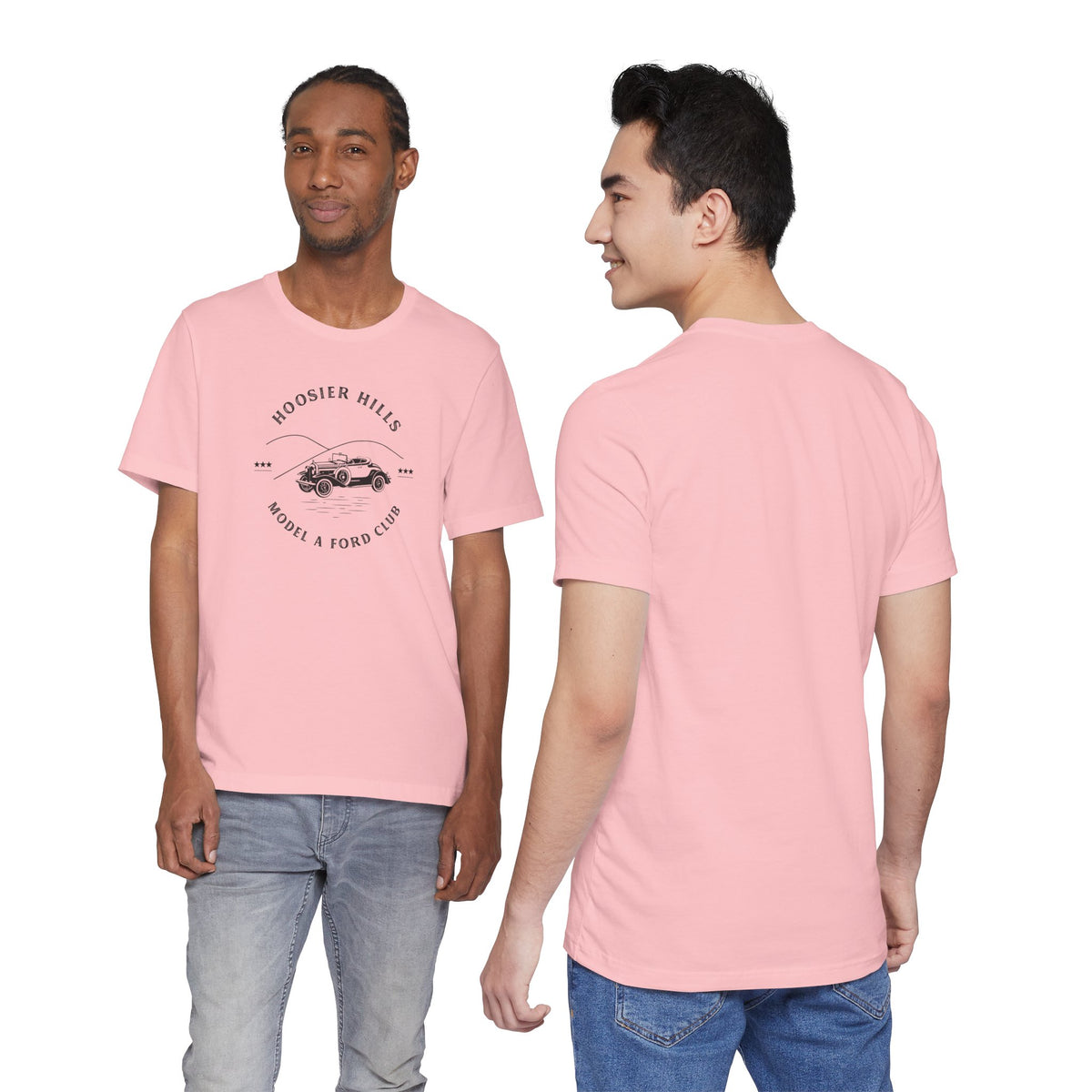 Hoosier Hills Model A Ford Club Unisex Jersey Short Sleeve Tee