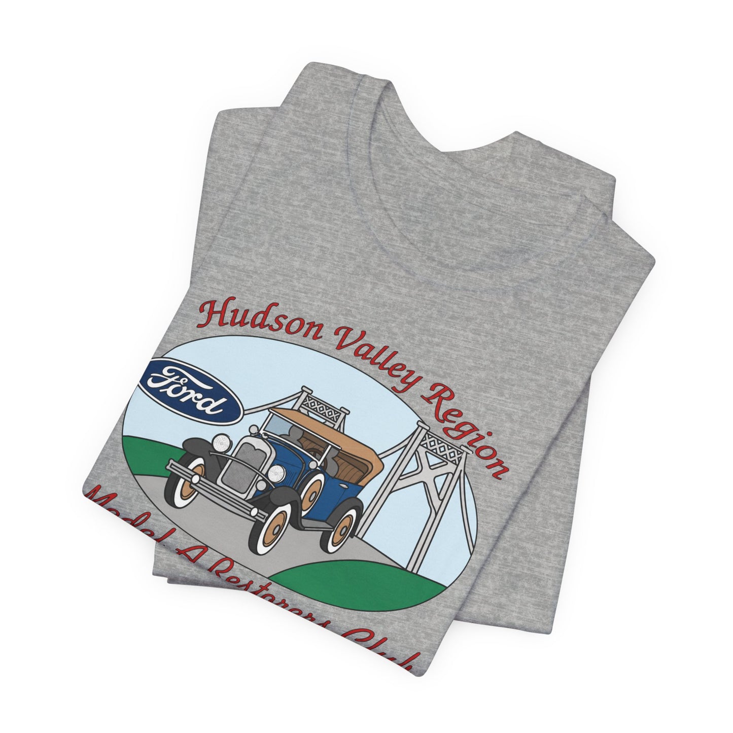 Hudson Valley Region Model A Restorers Club T‑Shirt — Hudson Valley Region Vintage Ford Tee