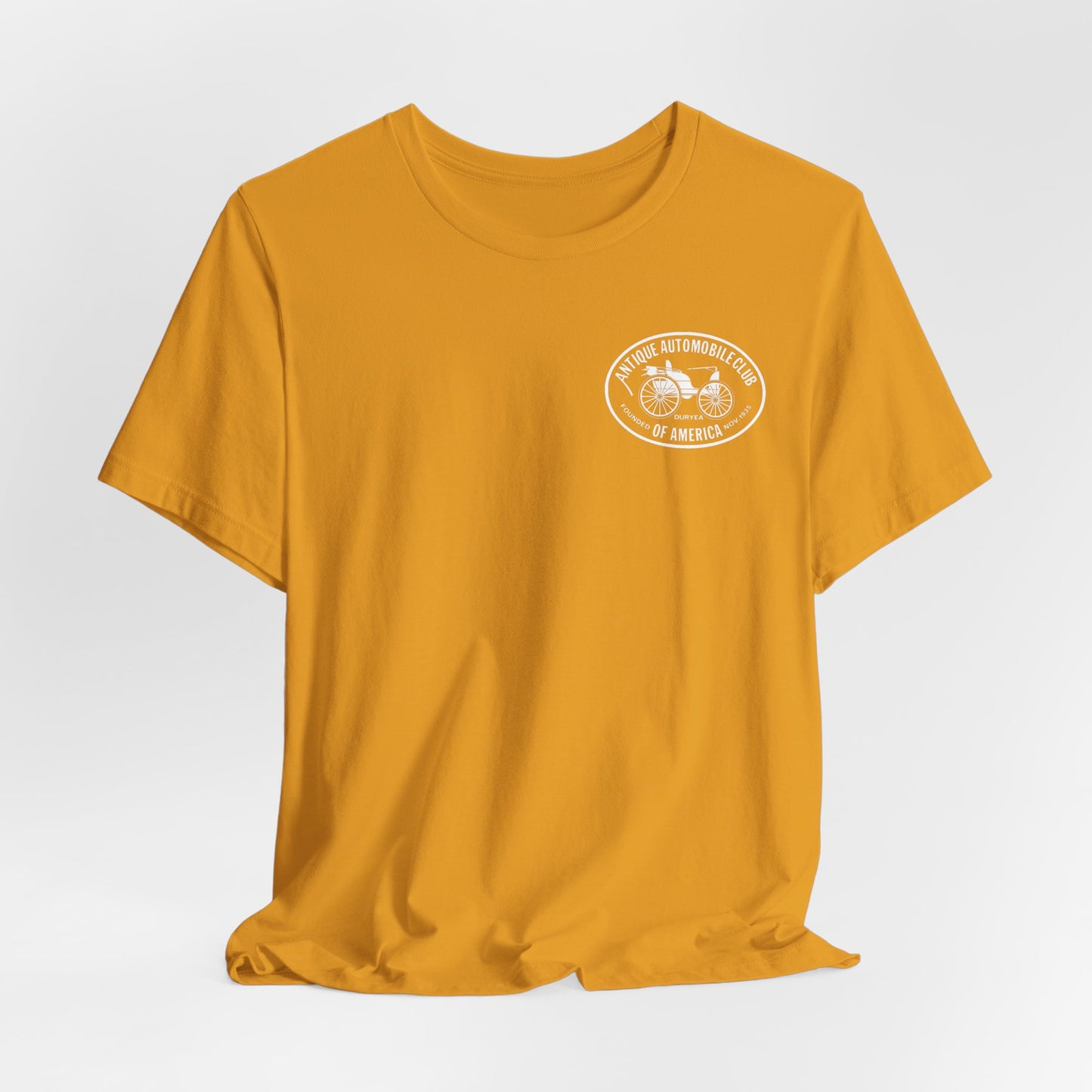 Shenandoah Region AACA Tee — Small AACA Front Logo and Large Shenandoah Region AACA Back Logo