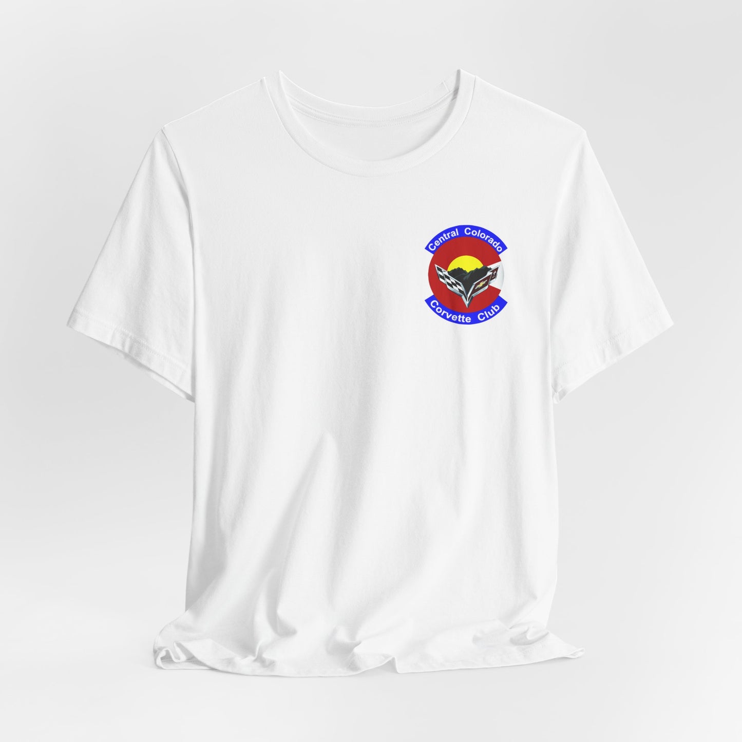 Central Colorado Corvette Club T‑Shirt — Front and Back Logos