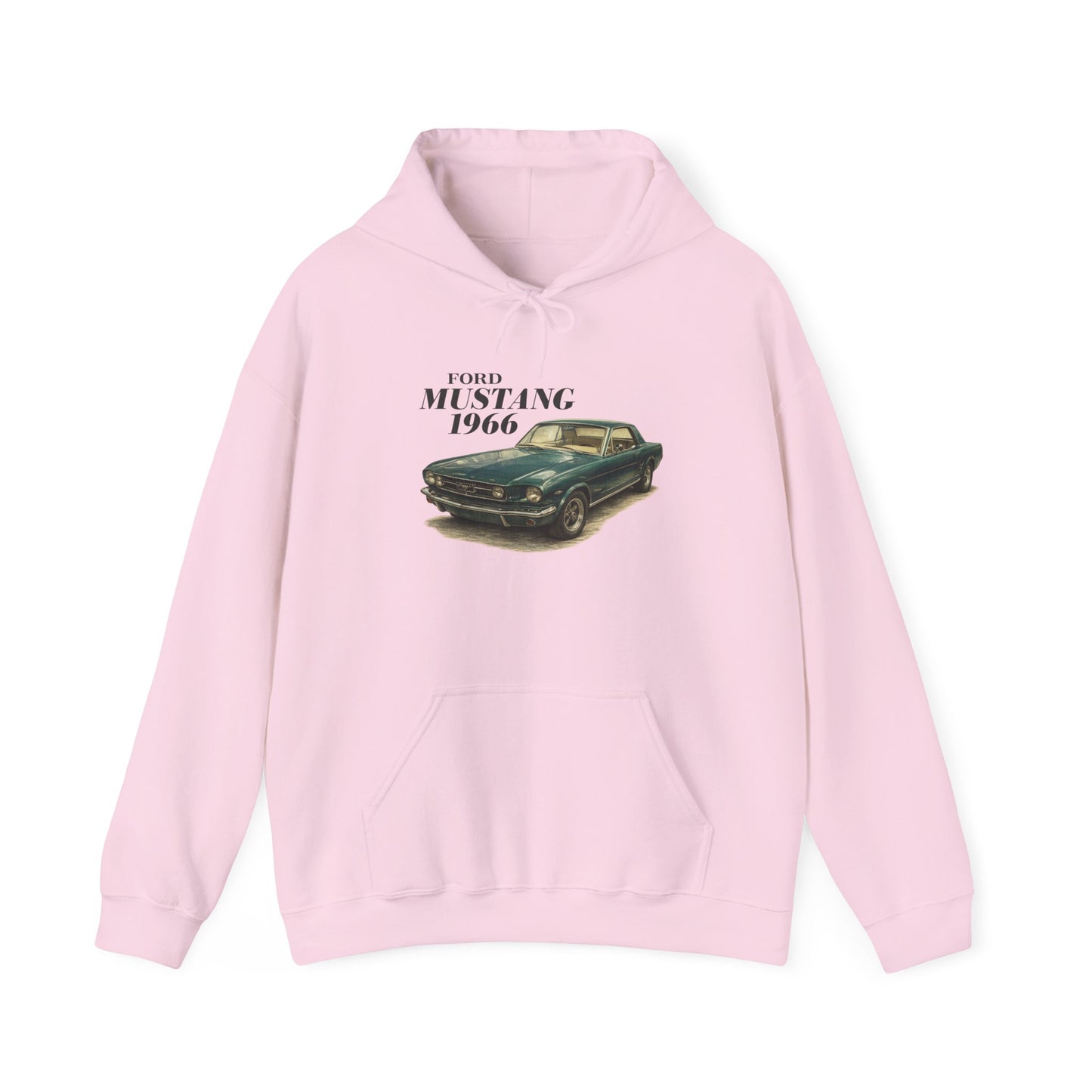 1966 Ford Mustang Vintage Car Hoodie — (Rick C)
