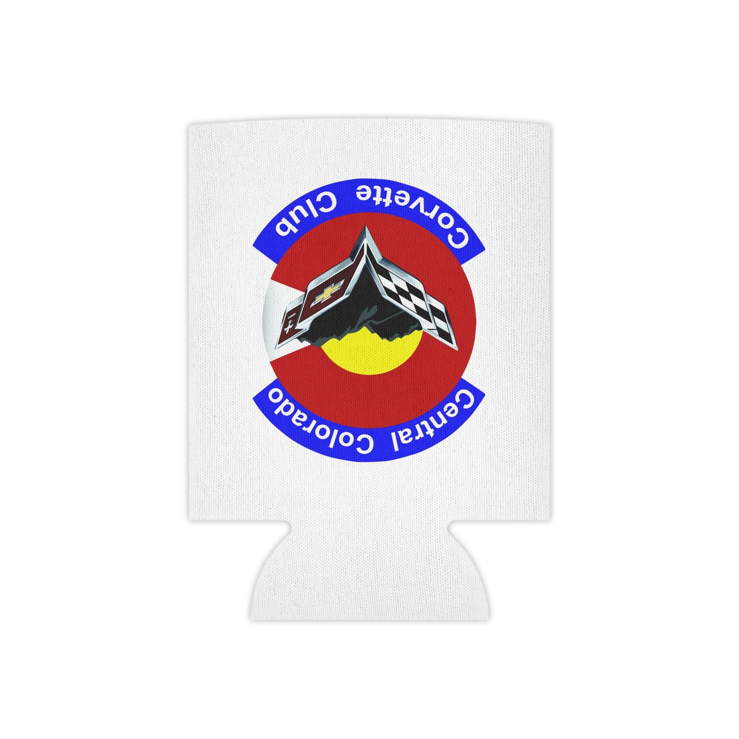 Central Colorado Corvette Club Can Cooler – Insulated Soda Koozie