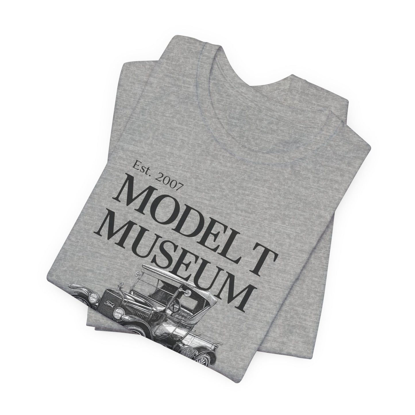 1925 Model T Pickup "Bradley" Museum Tee — Vintage Ford Model T Illustration (Richmond, Indiana)
