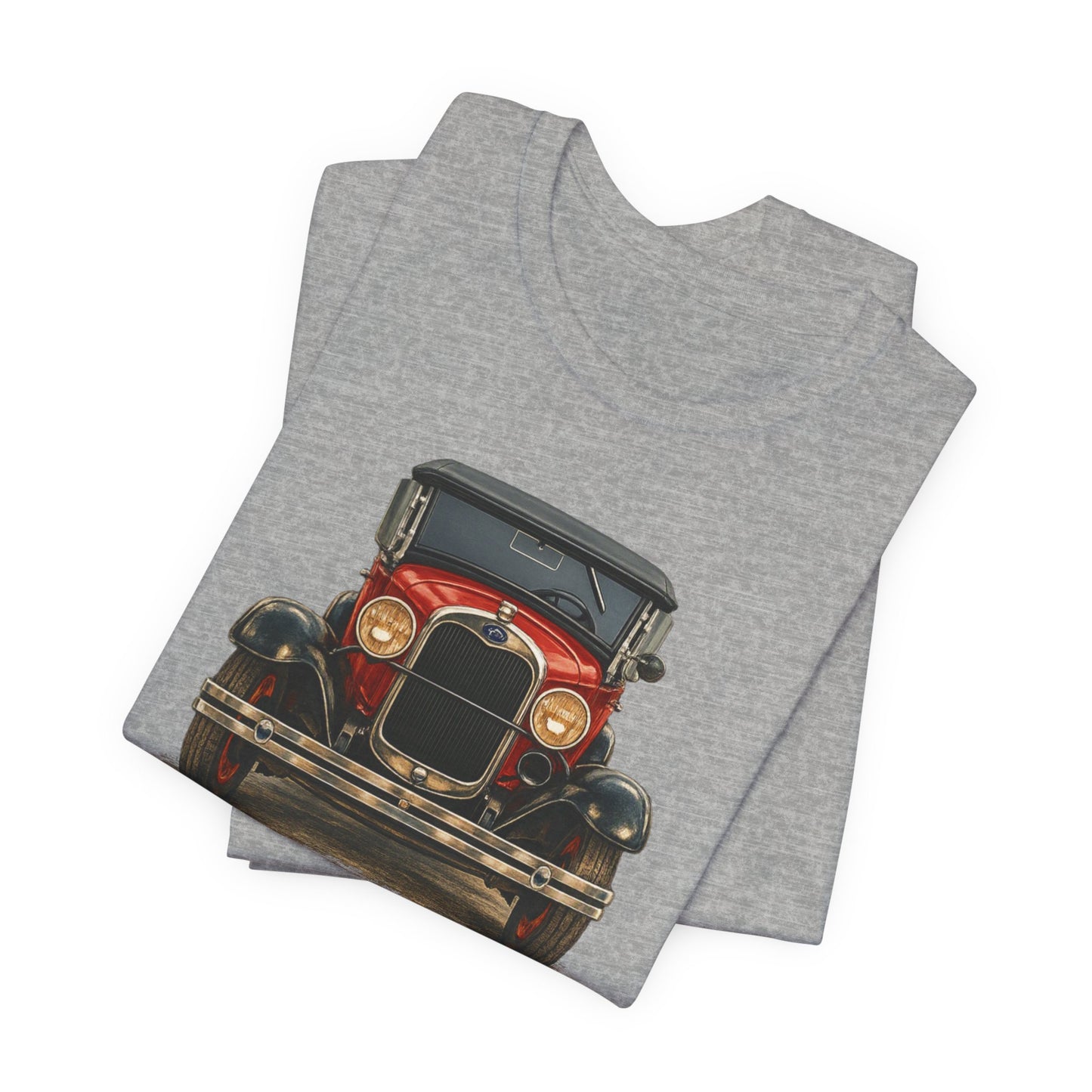Napa Valley A's Red Vintage Car T-Shirt — Napa Valley A's Classic Automobile Tee