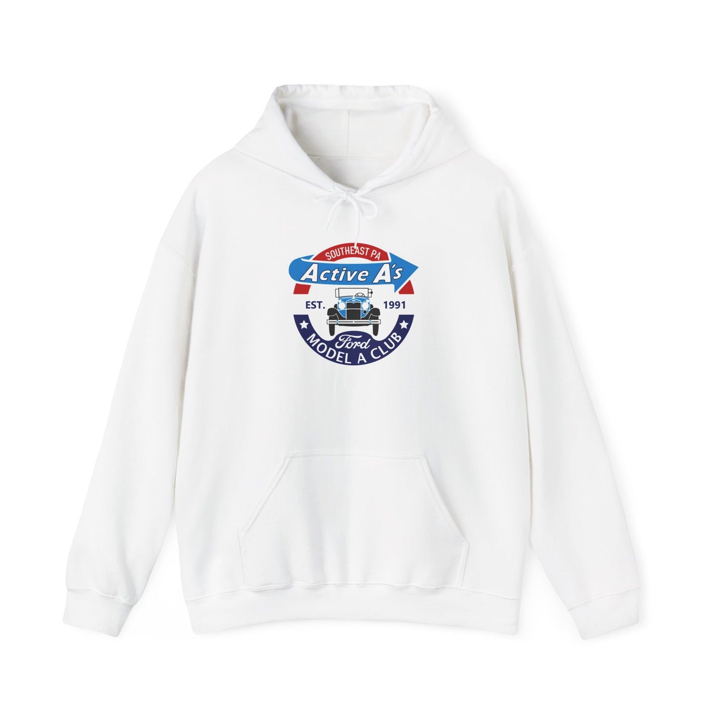Active A's Model A Club Hoodie – Vintage Ford Model A Car Enthusiast Sweatshirt