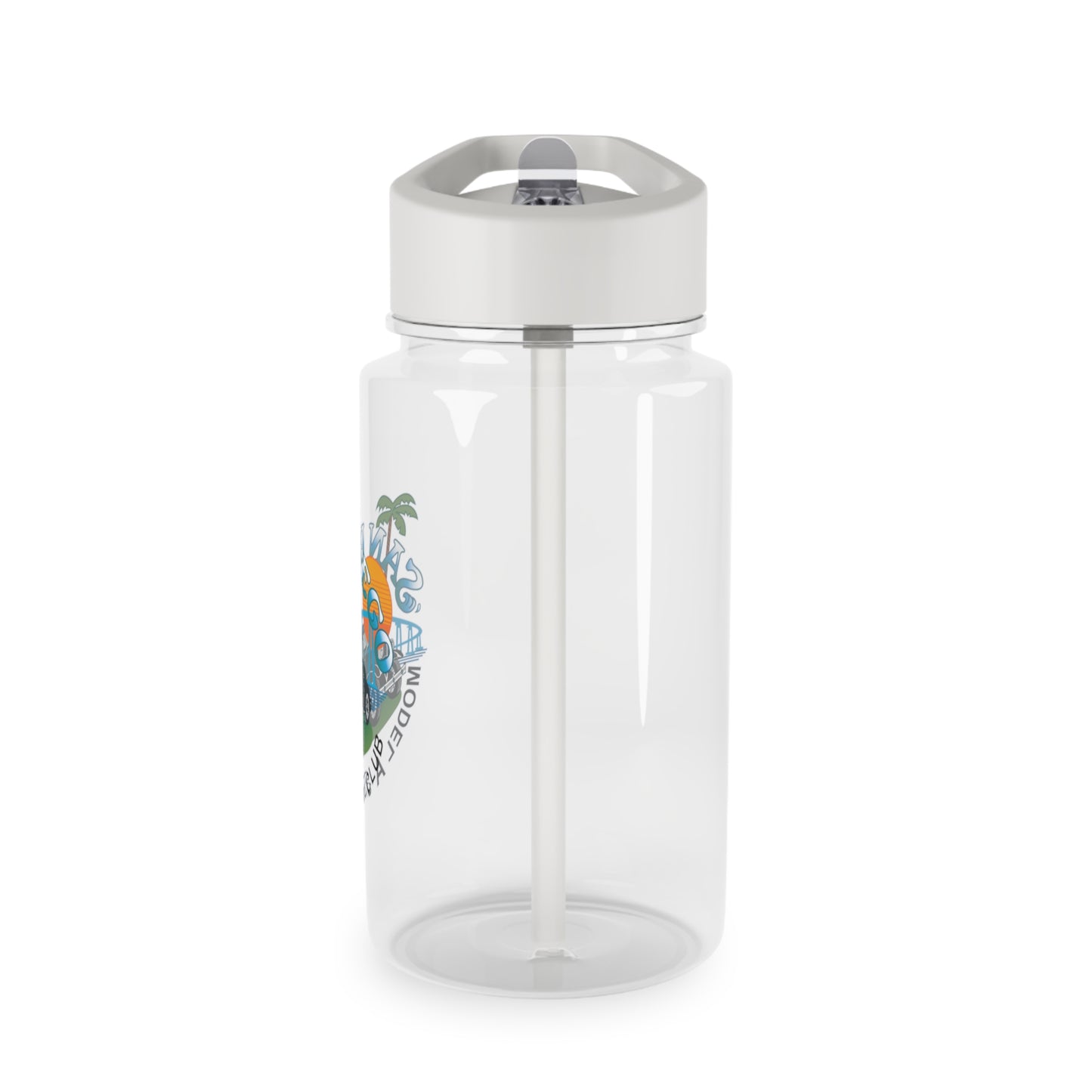 San Diego Model A Ford Club Tritan Water Bottle — San Diego Vintage Car Graphic
