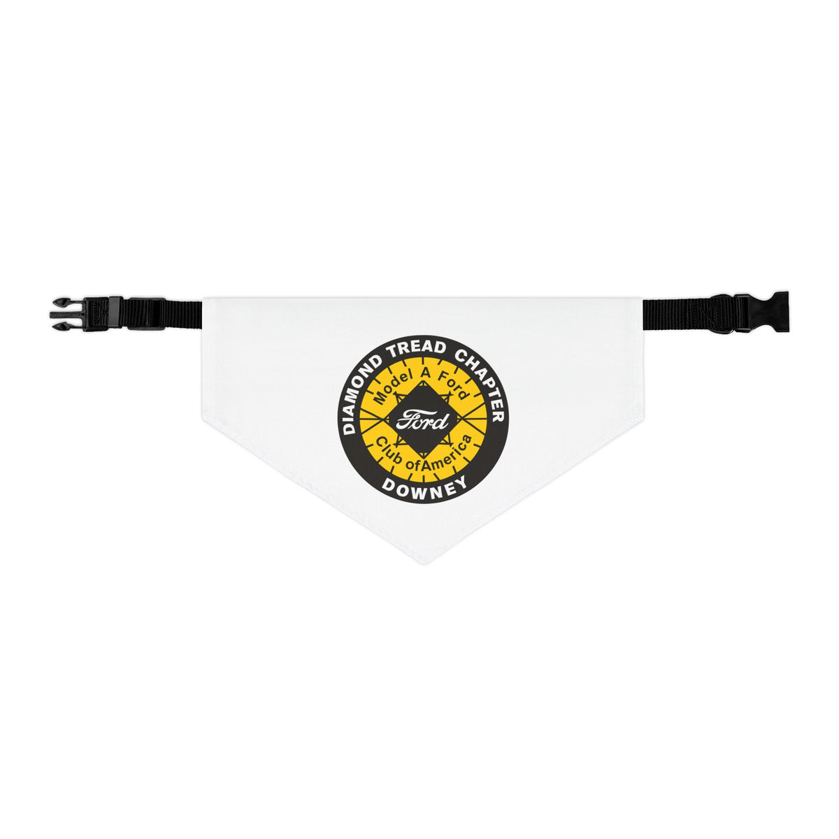 Diamond Tread Chapter Downey Logo Bandana for Dogs - Pet Bandana Collar