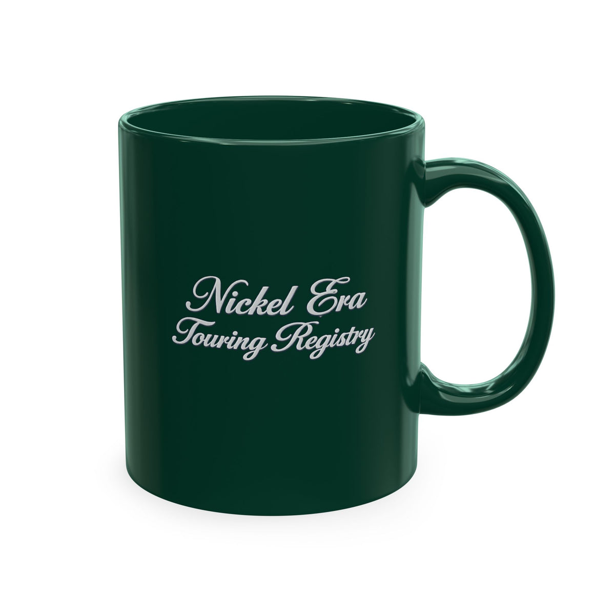 Nickel Era Touring Registry - Vintage Script Coffee Cup