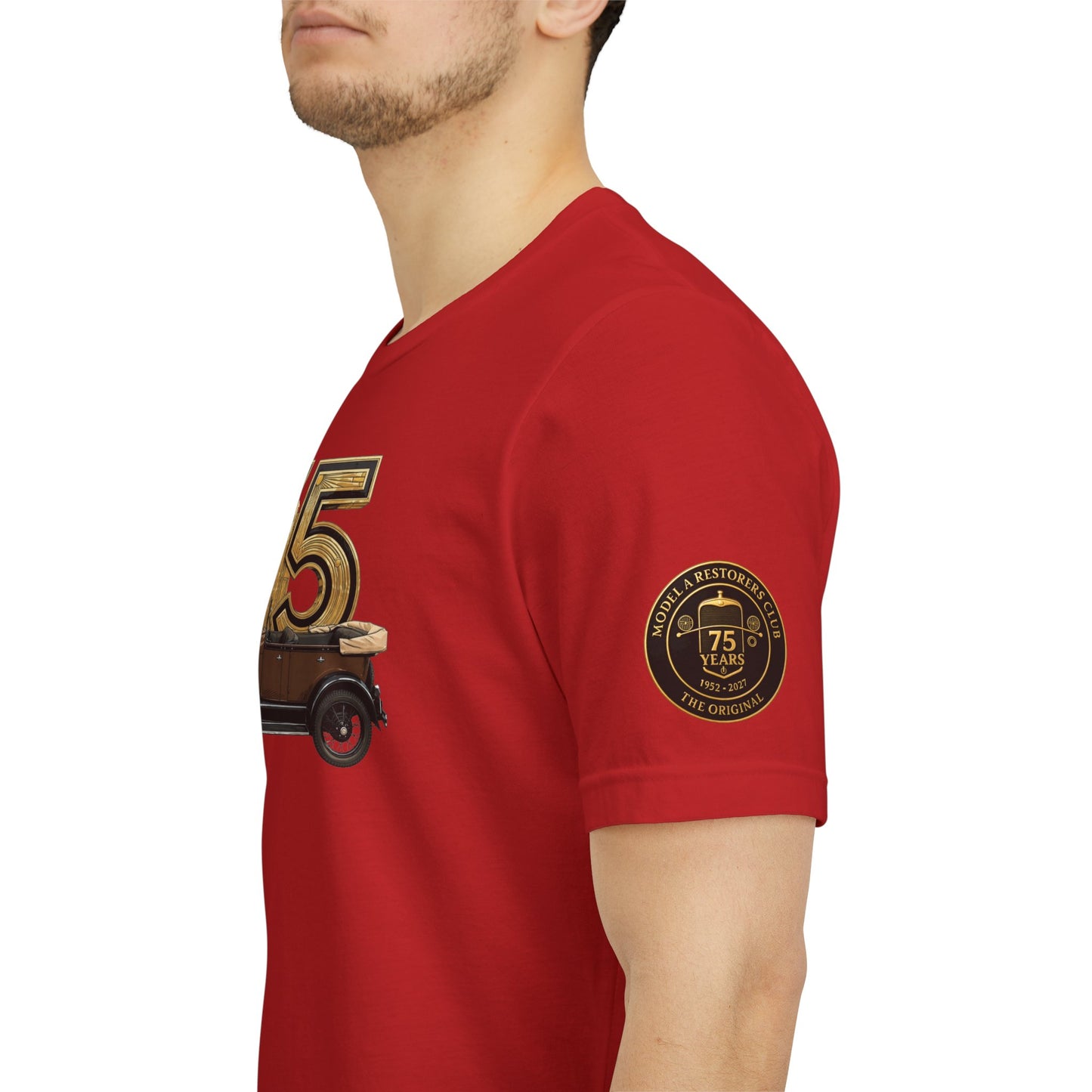 MARC 75th Anniversary Tee with Touring car and MARC logos on both sleeves