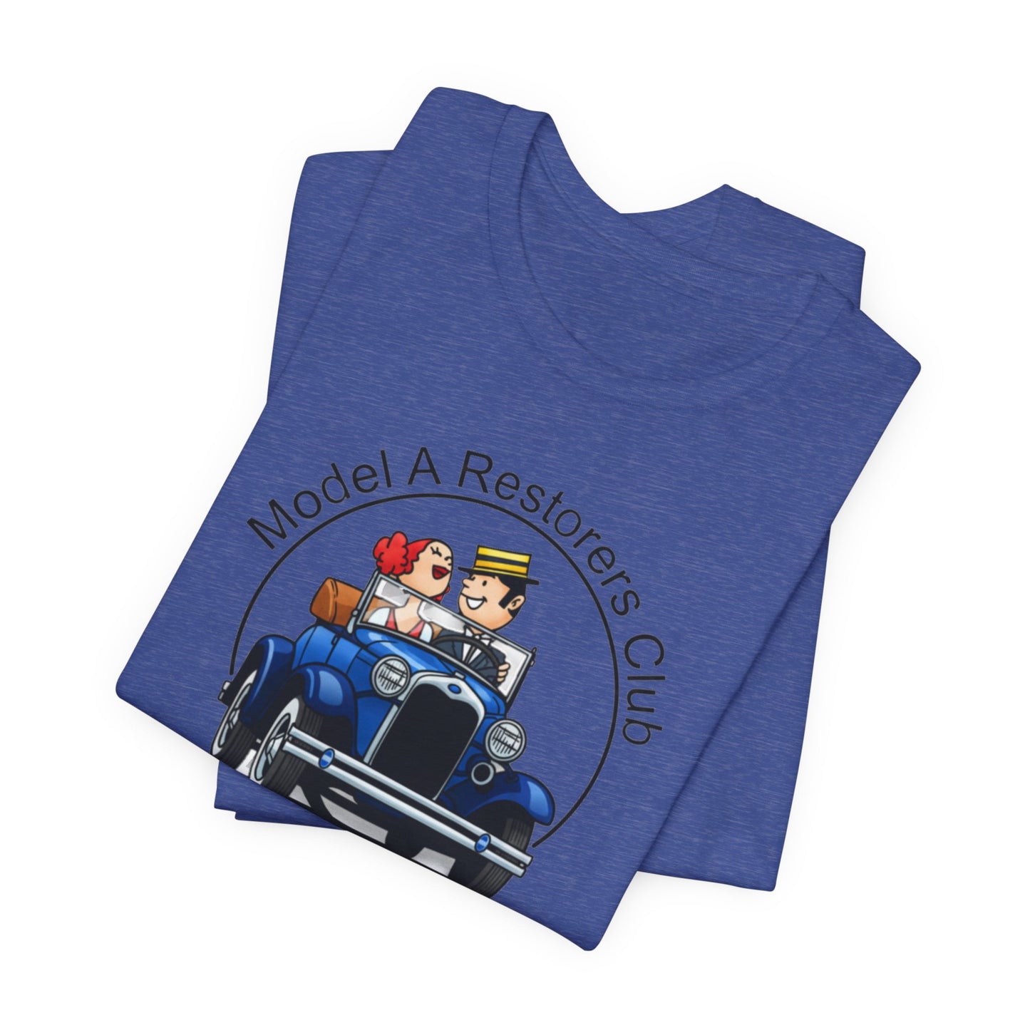 Model A Restorers Club Tee — Vintage Car Classic Car Enthusiast T‑Shirt with Sleeve Logo