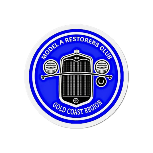 Gold Coast Region Model A Restorers Club Round Die-Cut Magnet