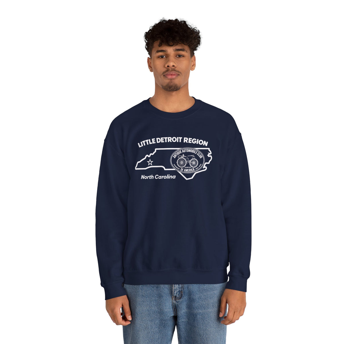 Little Detroit Region North Carolina Unisex Heavy Blend™ Crewneck Sweatshirt