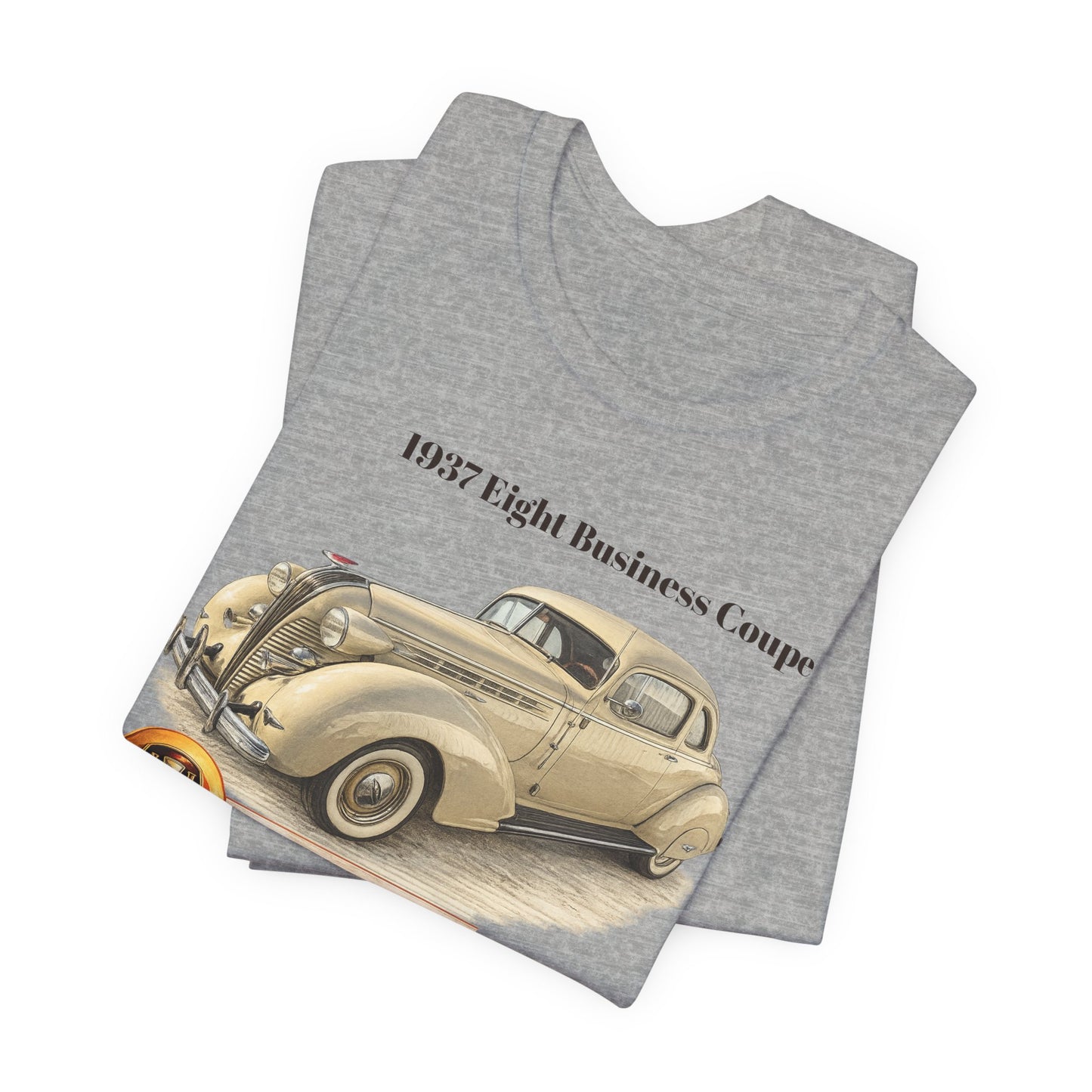 1937 Hudson Eight Business Coupe Vintage Car T-Shirt (JG)