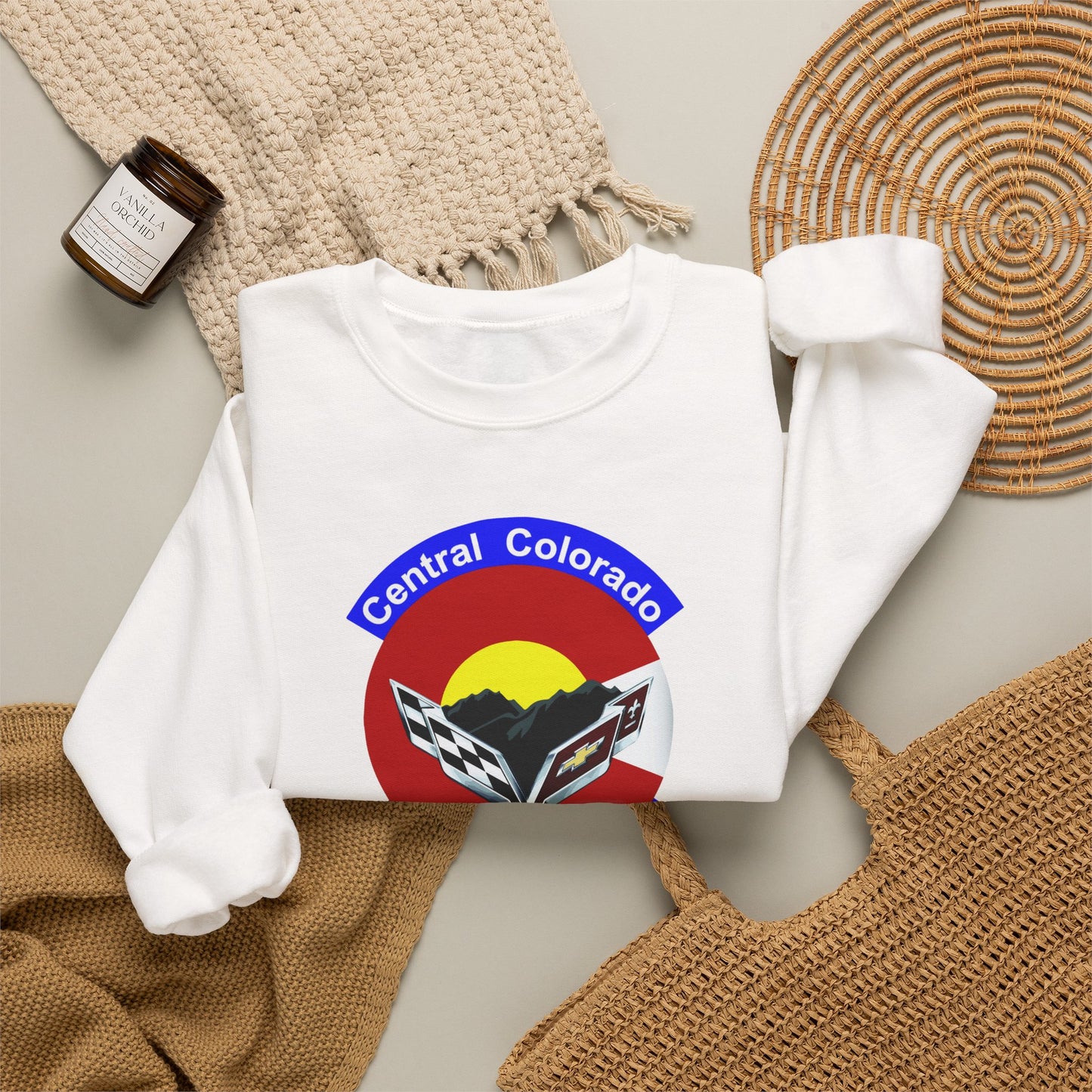 Central Colorado Corvette Club Crewneck Sweatshirt