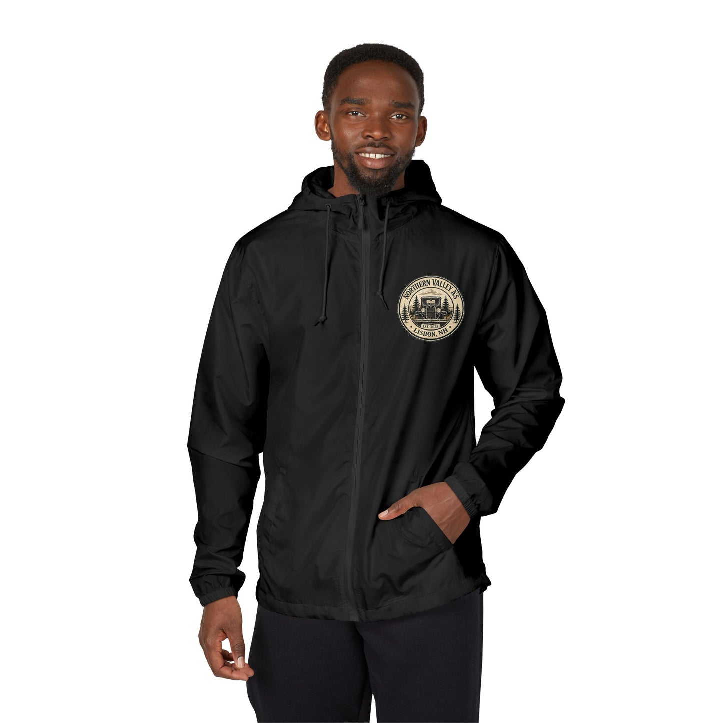 Northern Valley A's Lisbon, NH Windbreaker Jacket — Great for Touring in Open Cars