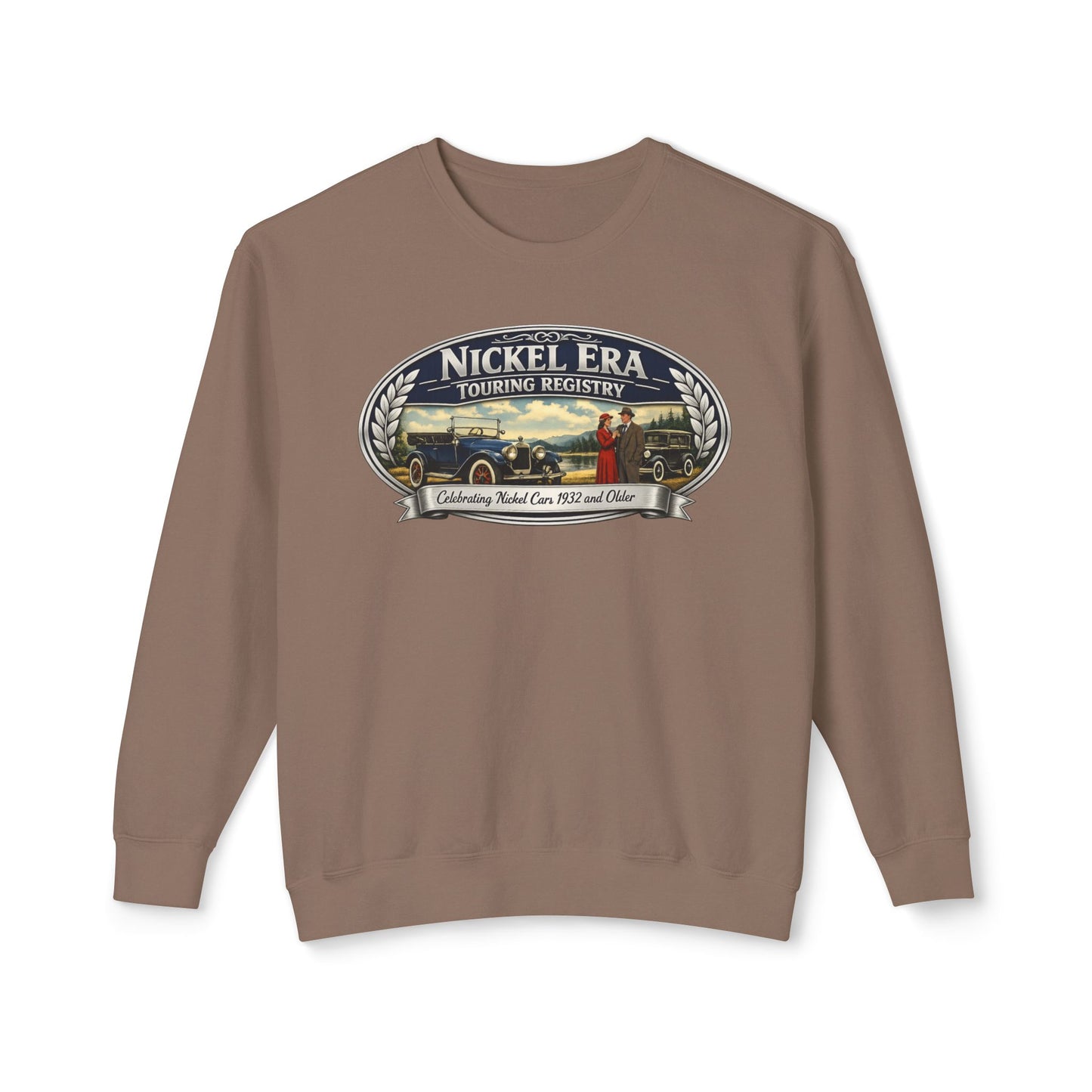 Nickel Era Touring Registry Retro Crewneck Lightweight Sweatshirt
