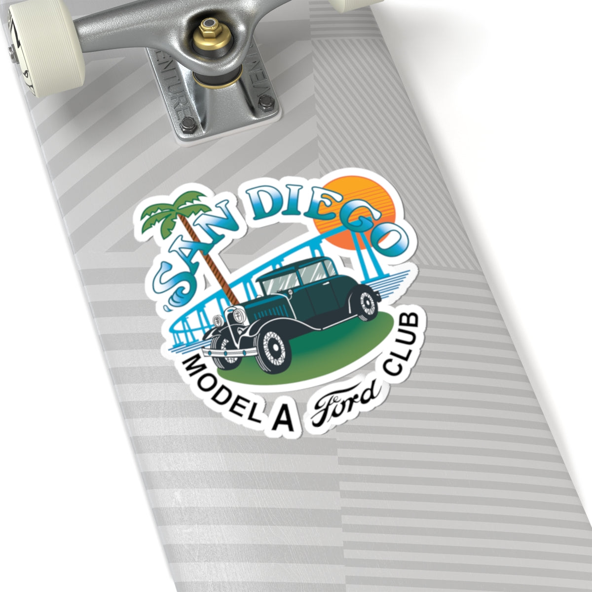 San Diego Model A Ford Club Kiss-Cut Sticker - Great for Windshields