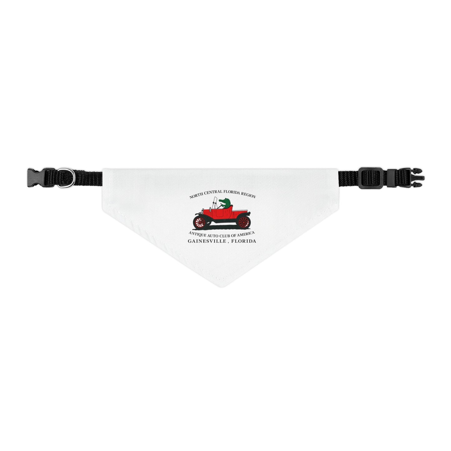 North Central Florida Region AACA Pet Bandana Collar — Gainesville Florida Antique Auto Club