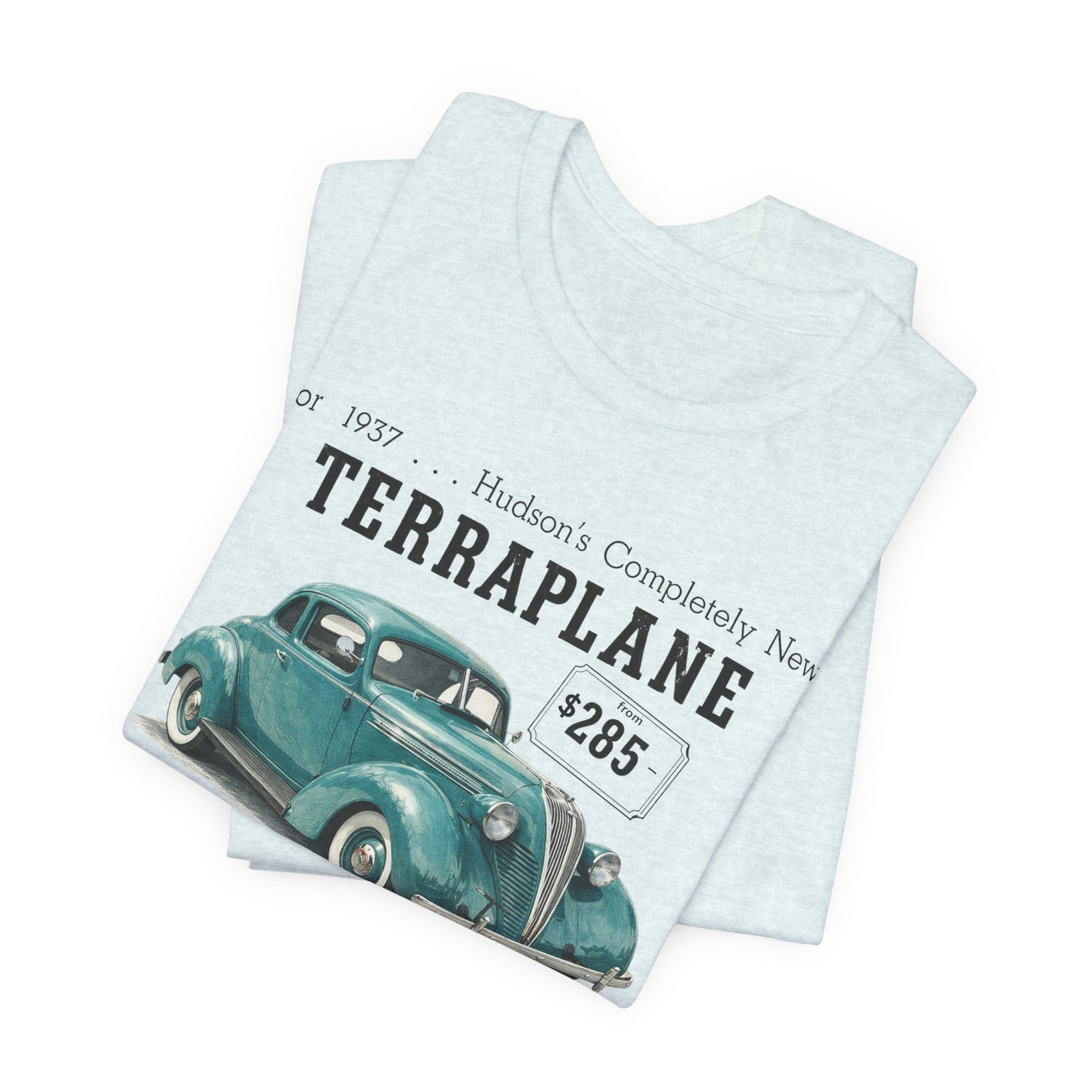 1937 Hudson Terraplane Utility Coupe - Unisex Jersey Short Sleeve Tee (JG)