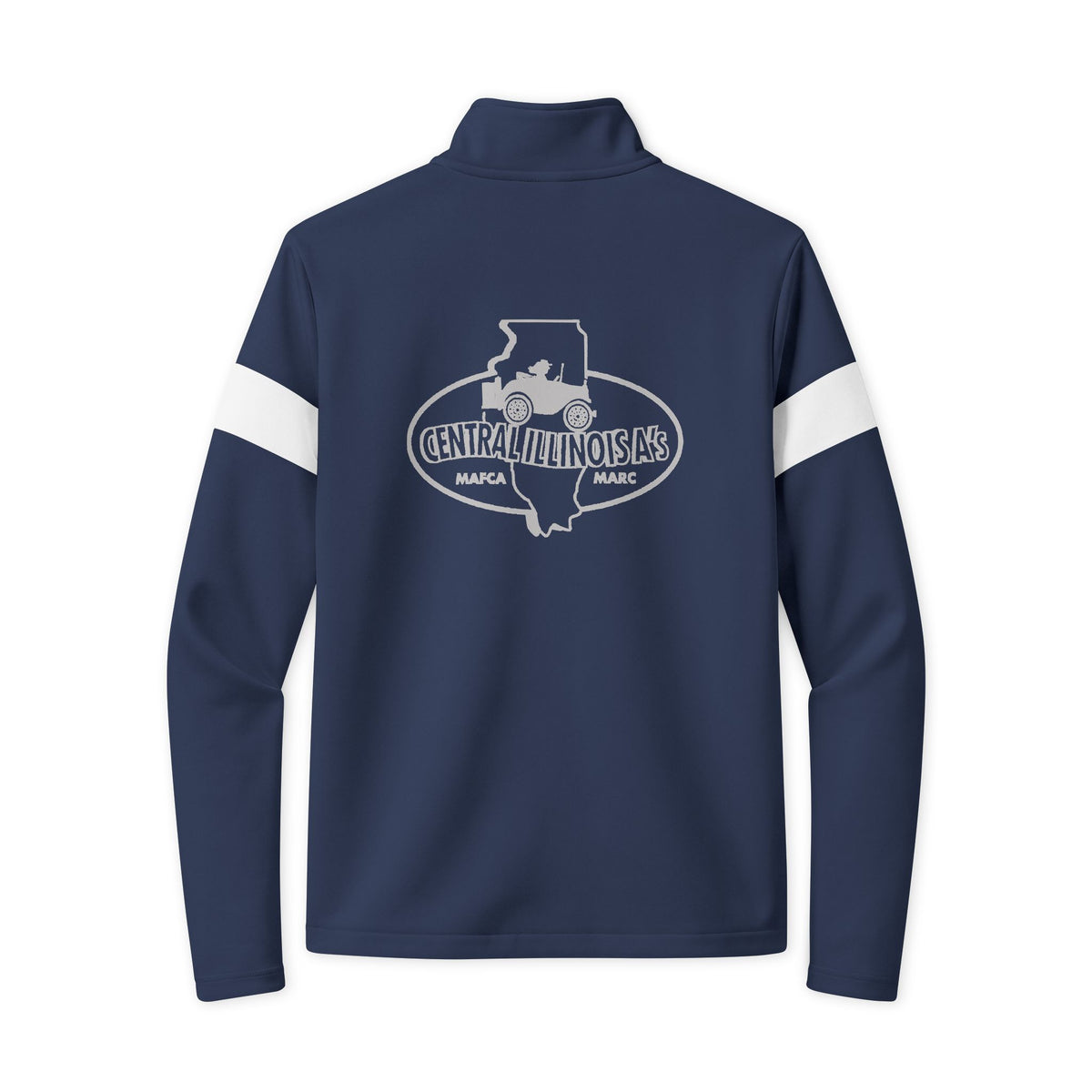 Central Illinois A's Travel Full-Zip Jacket - Front and Back Logos