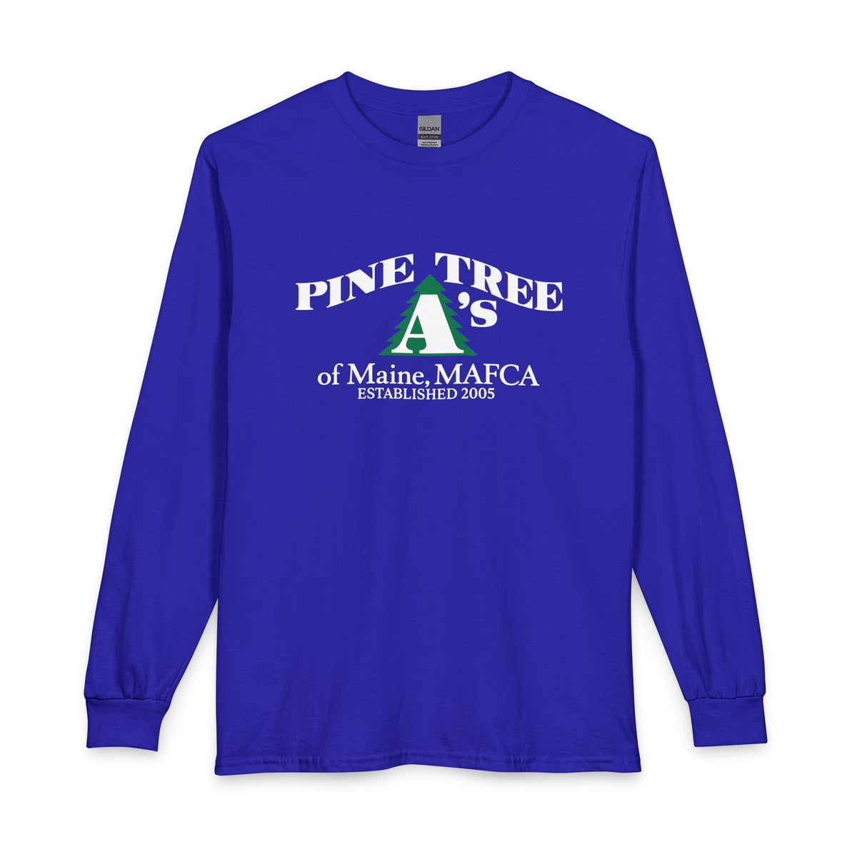 Pine Tree A's of Maine, MAFCA - Unisex Long Sleeve T-Shirt