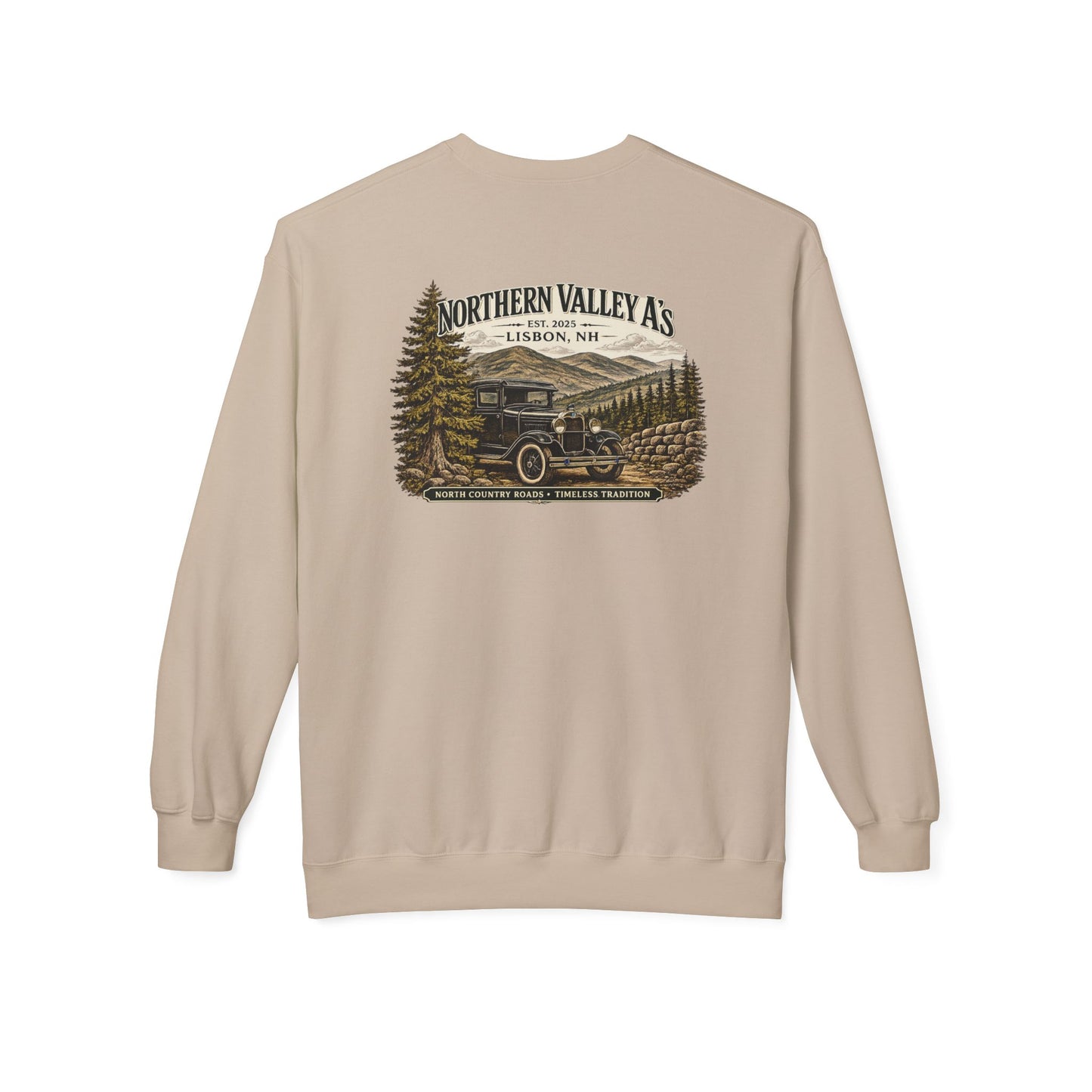 Northern Valley A's Vintage Crewneck Sweatshirt