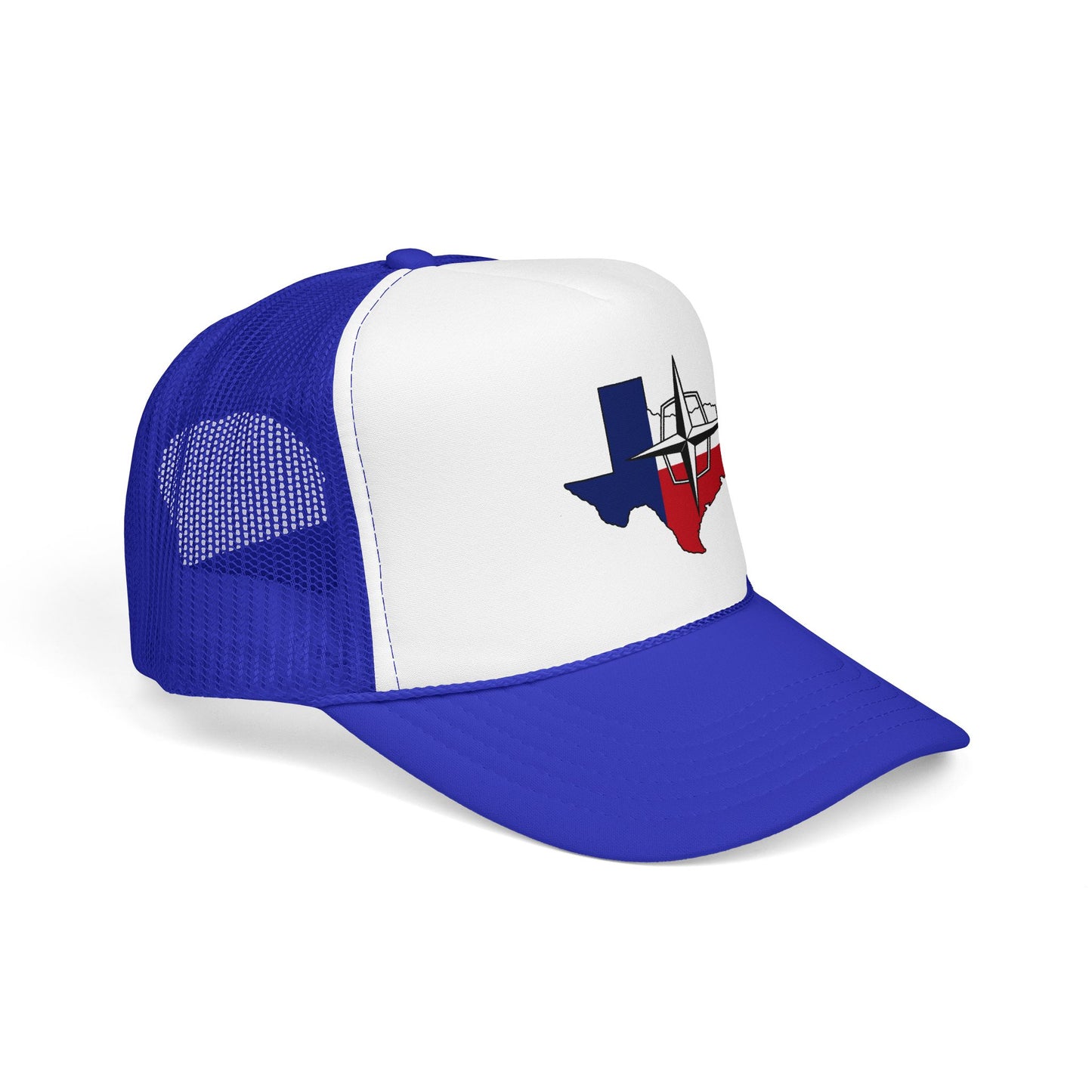 Lincoln & Continental Owners Club - Texas Gulf Coast Region Trucker Hat  — Red White Blue Foam Cap