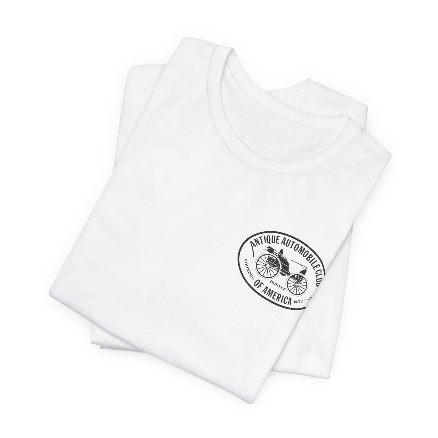 Shenandoah Region AACA Winchester VA Tee - Small AACA Logo Front and Large Shenandoah Region AACA Logo on Back
