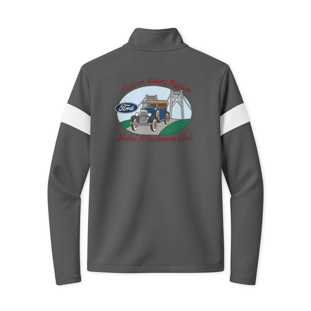 Hudson Valley Region Model A Restorers Club Travel Full-Zip Jacket - Front and Back Logos