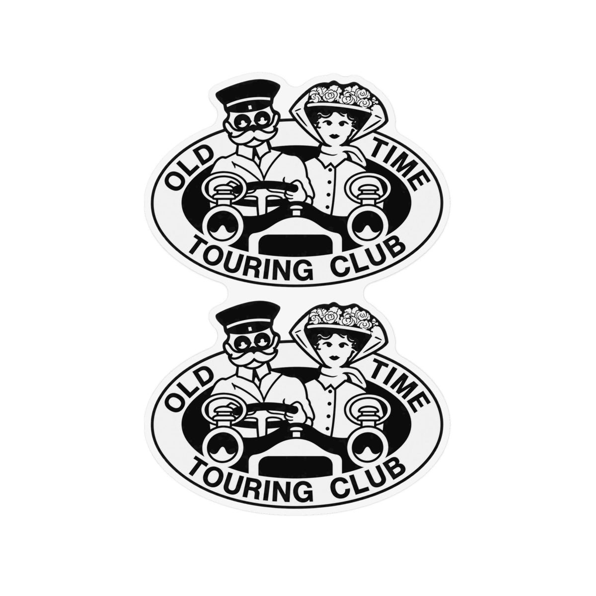 Old Time Touring Club Two Large Magnets — Great for Parades!