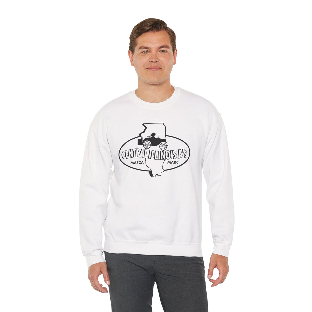 Central Illinois A's Sweatshirt - Unisex Heavy Blend™ Crewneck Sweatshirt